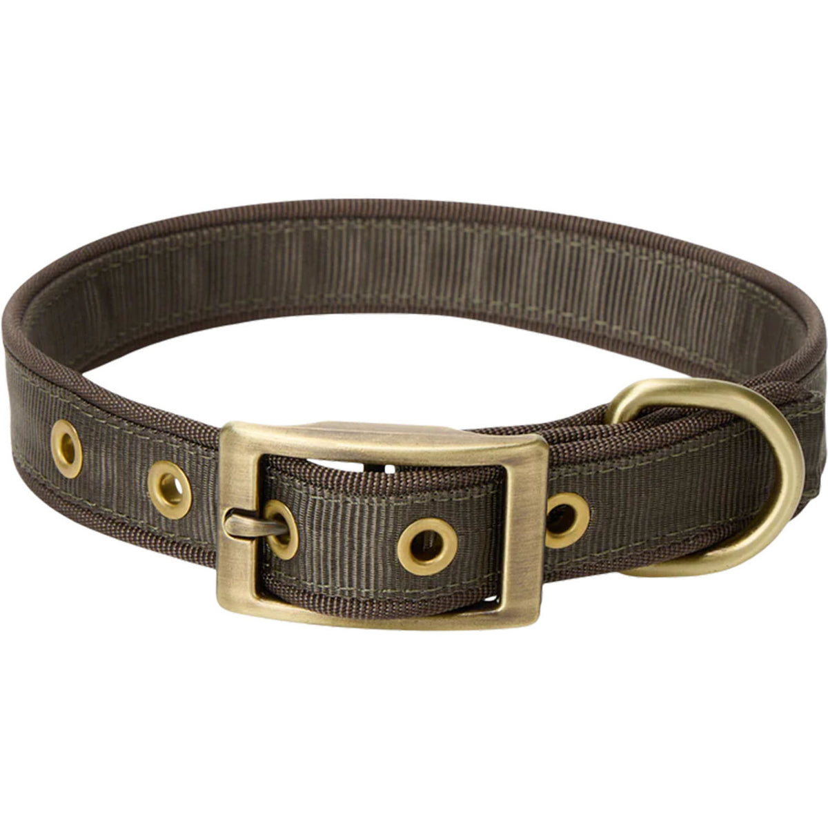 Drake Team Gun Dog Adjustable Webbed Collar image in Mud Brown