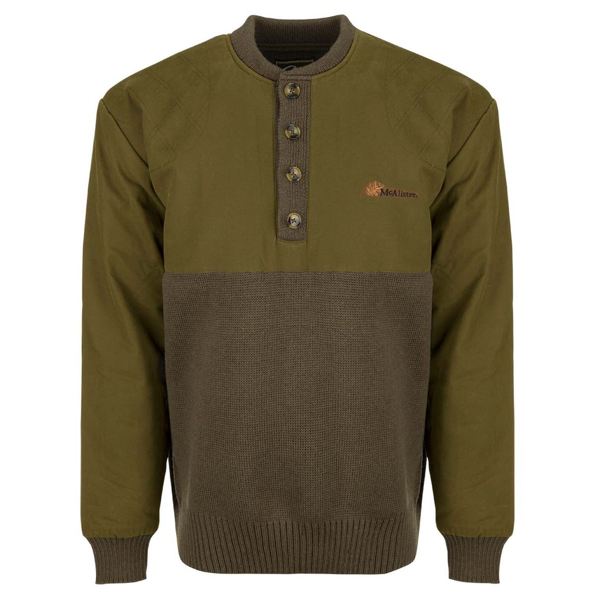 Drake Waterfowl McAlister Waterfowler's Sweater Image in Tan