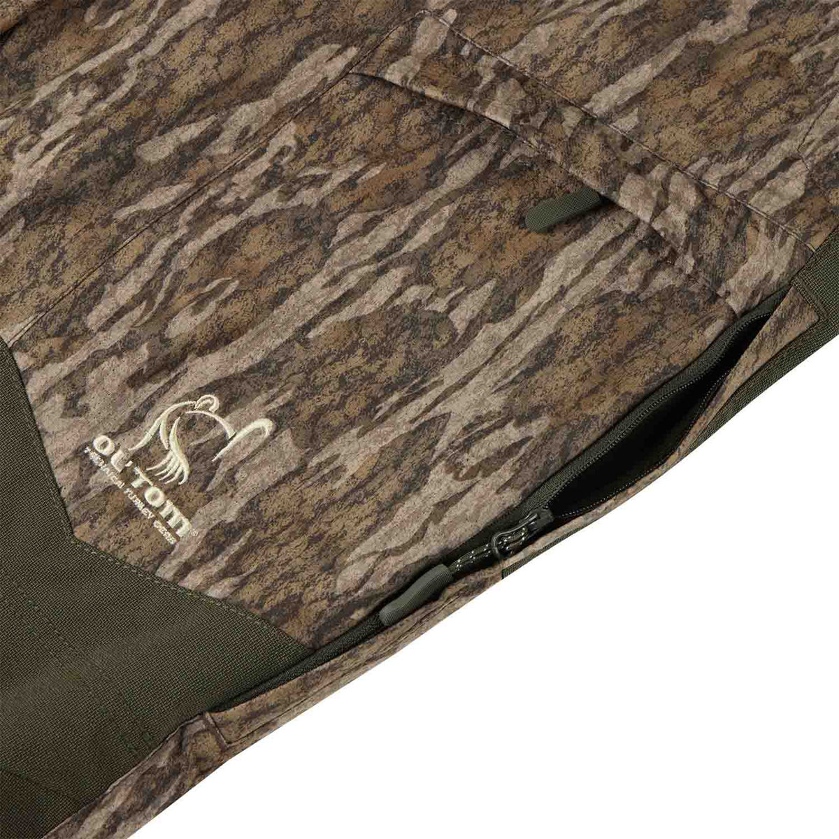 Drake Waterfowl Early Bird Turkey Pants with Insect Repellent Side Zip Image in Mossy Oak Bottomland