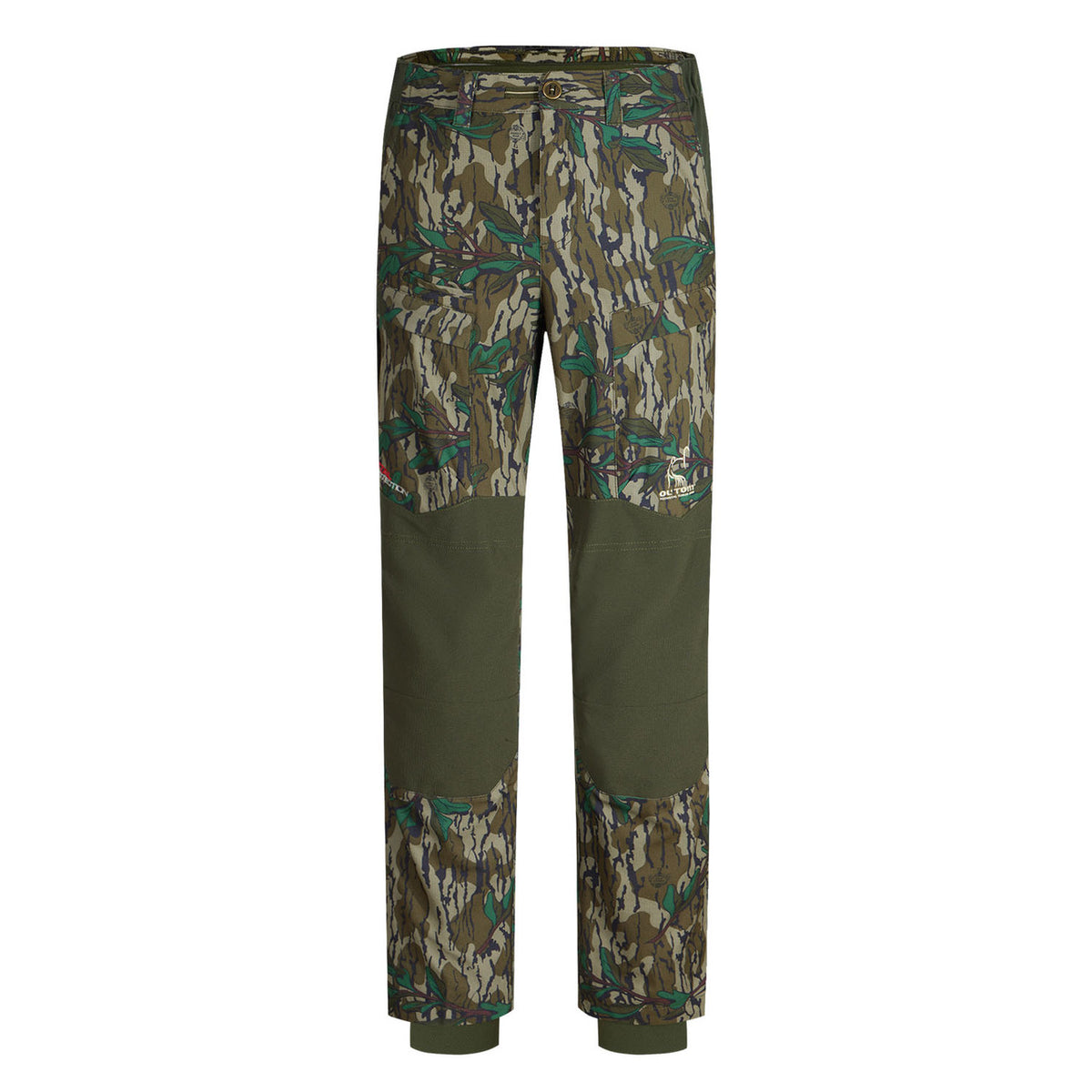 Drake Waterfowl Early Bird Turkey Pants with Insect Repellent Image in Mossy Oak Greenleaf