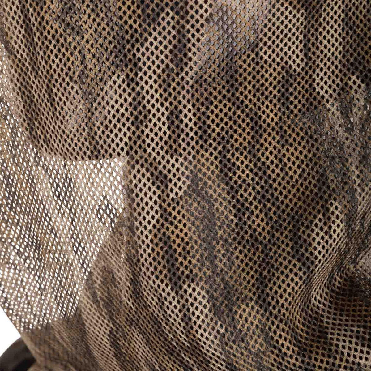 Drake Waterfowl Performance Mesh Half Mask Mesh Image in Mossy Oak Bottomland