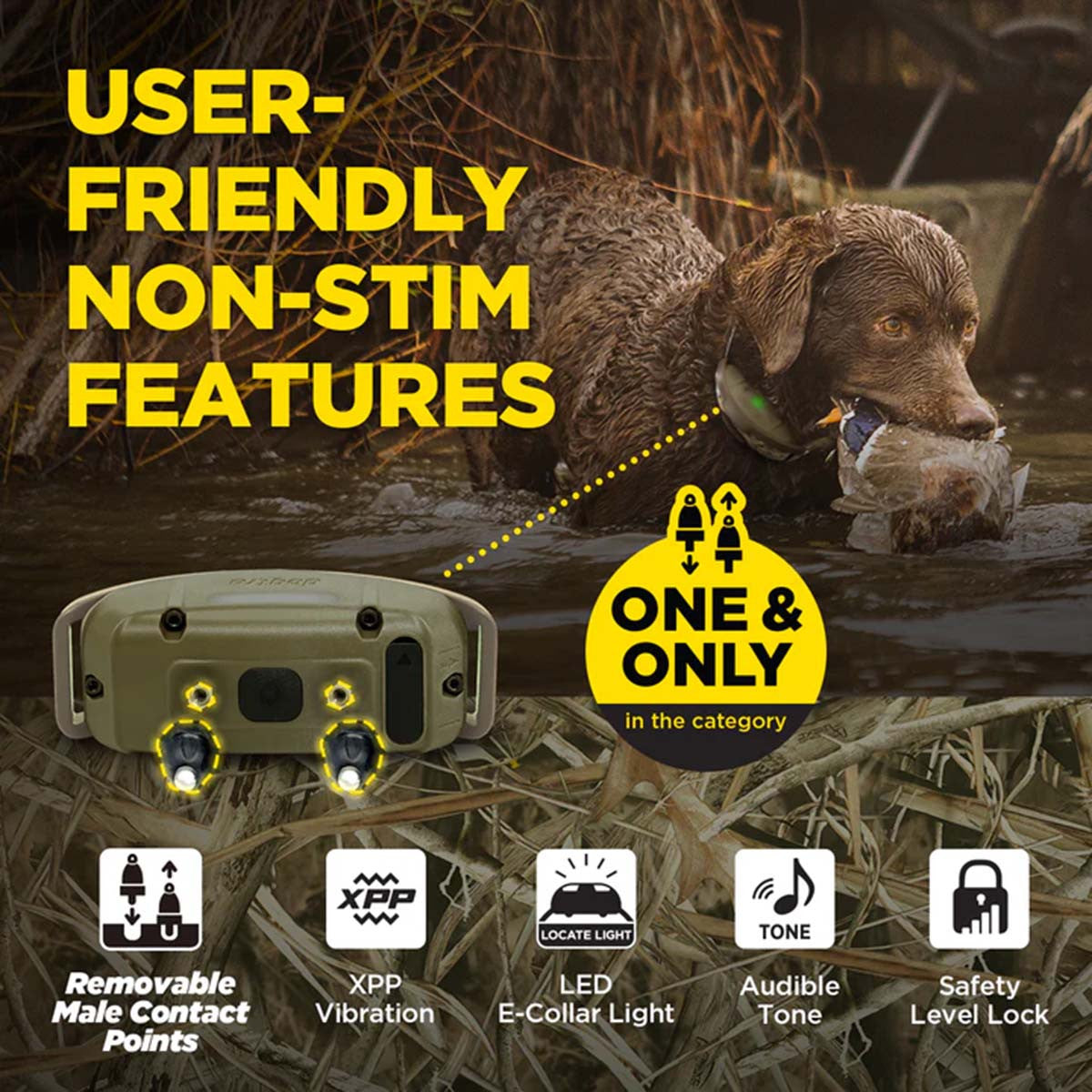 Dogtra 1900X Camouflage 1-Dog E-Collar Features Image