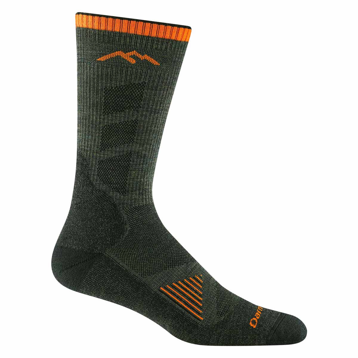Darn Tough Captain Stripe Micro Crew Lightweight With Cushion - Forest