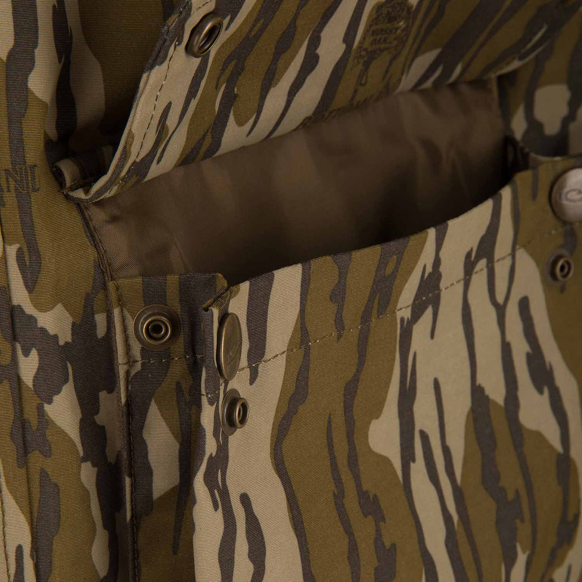 Drake Waterfowl Throwback 80 Sport 3-in-1 Jacket Shell Pocket Image