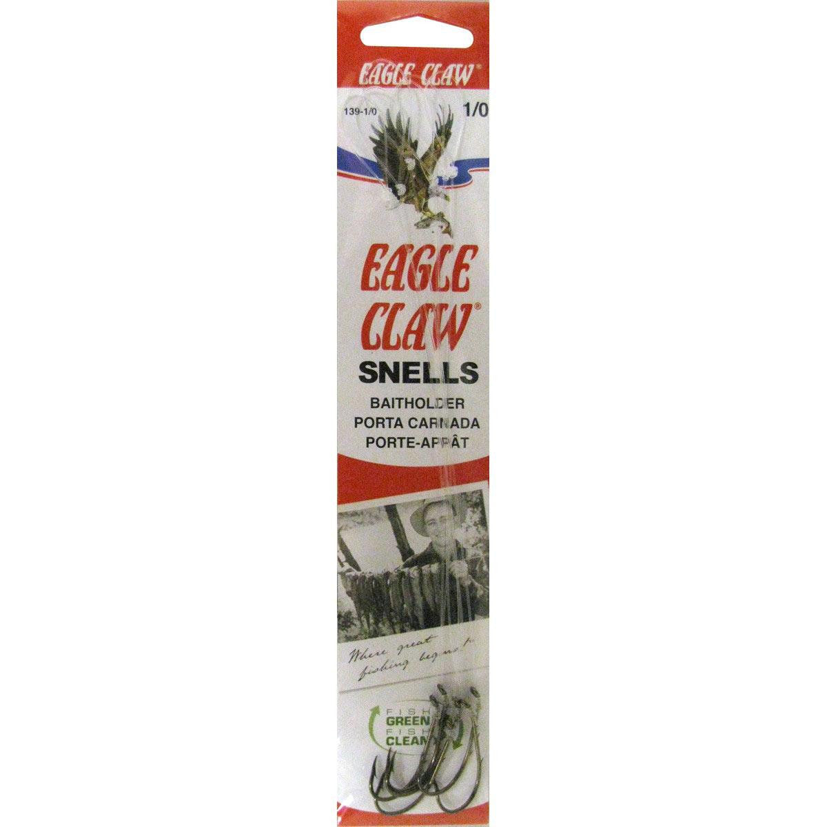 Image of the Eagle Claw Classic Snelled Baitholder Hooks.