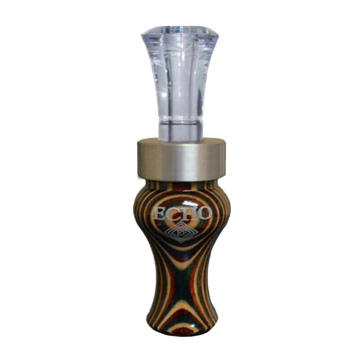 Echo Calls Diamondwood Double Reed Duck Call Image in Natural Diamondwood