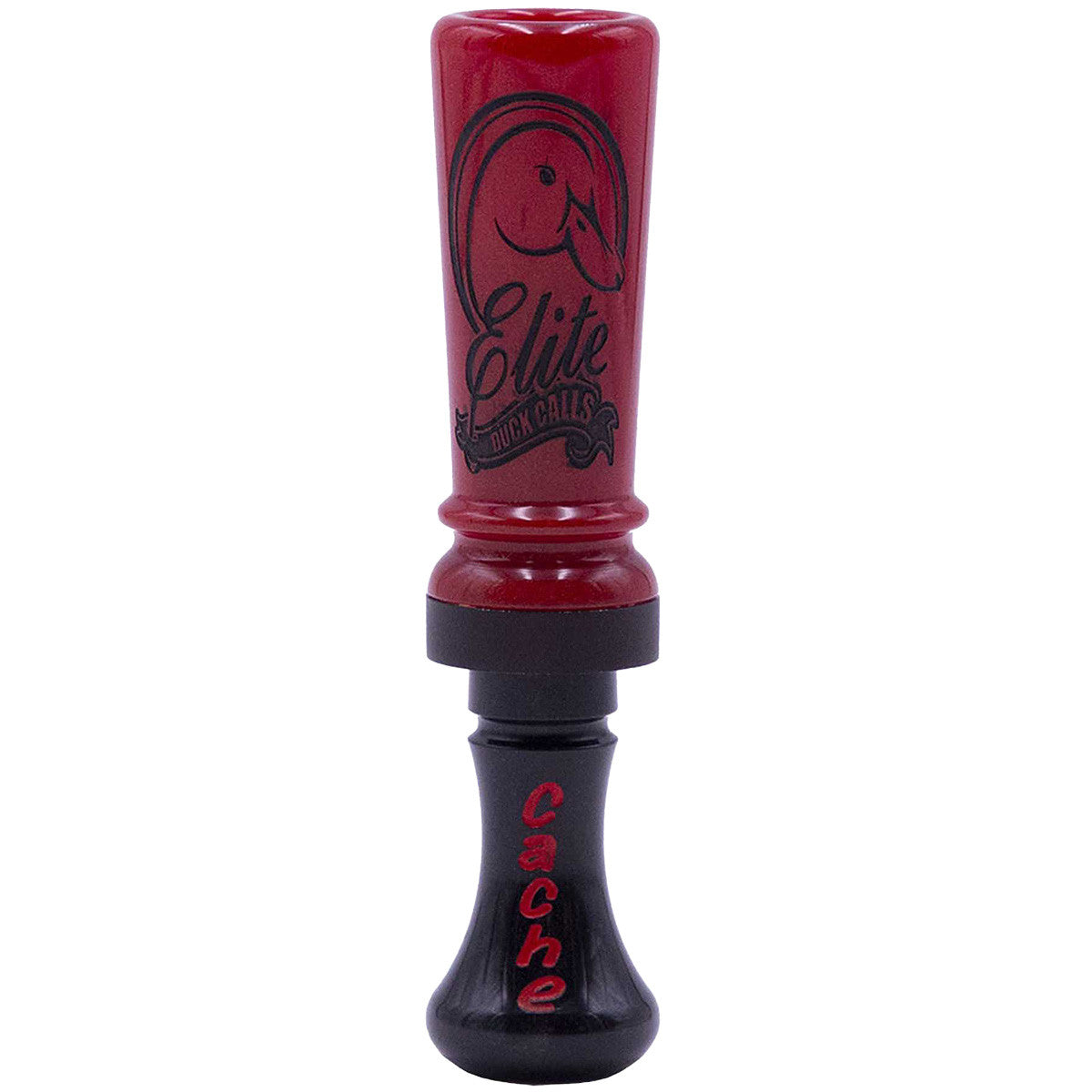 Elite Duck Calls Cache Single Reed Duck Call Image in Red-Black