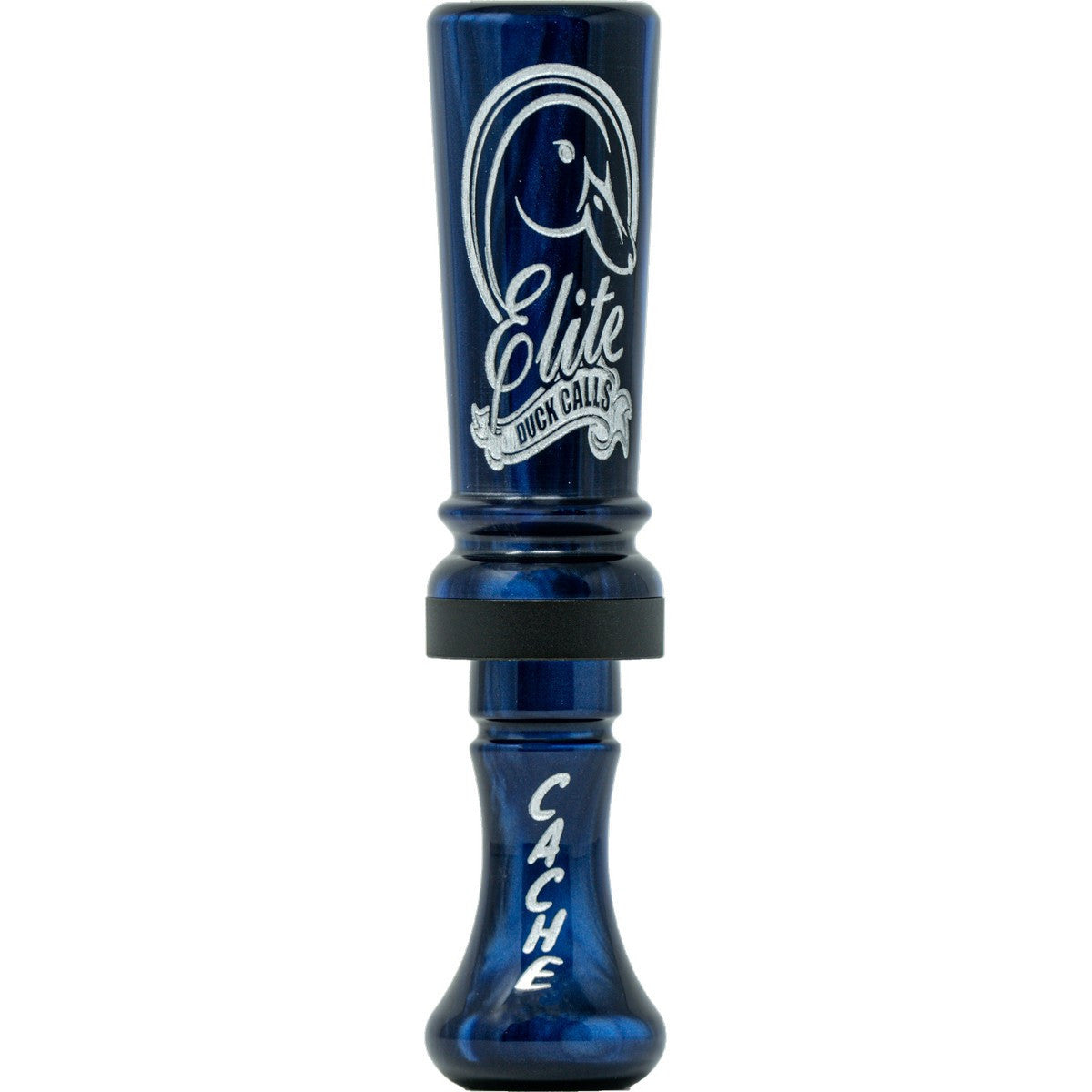Elite Duck Calls Cache Single Reed Duck Call Image in Blue Pearl