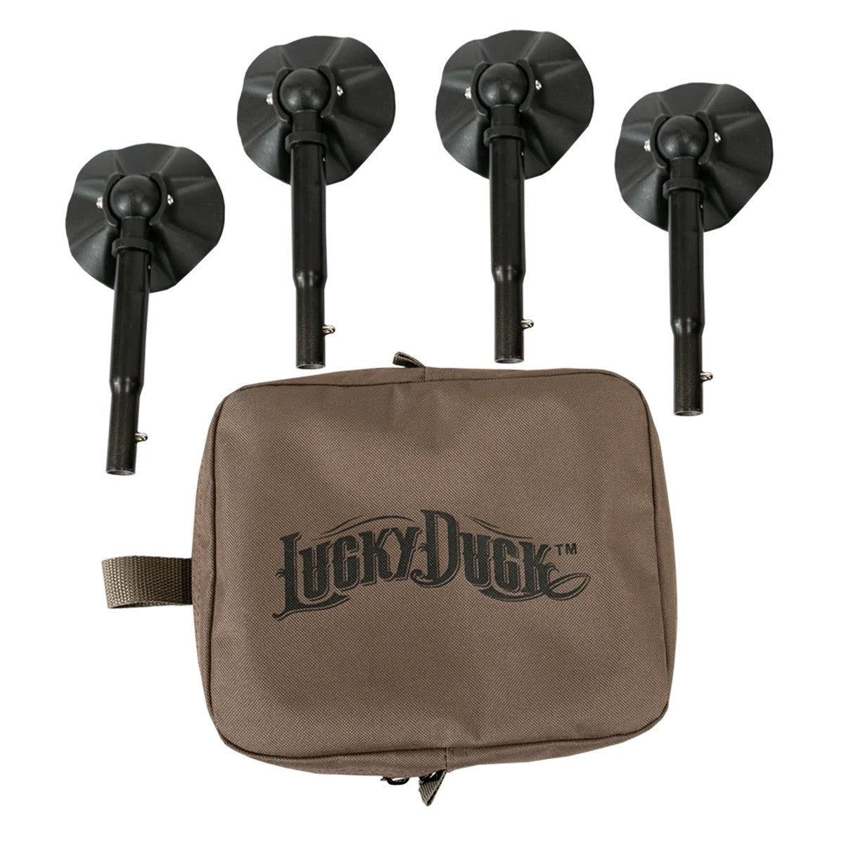 Image of the Lucky Duck Hexstand Dog Stand.