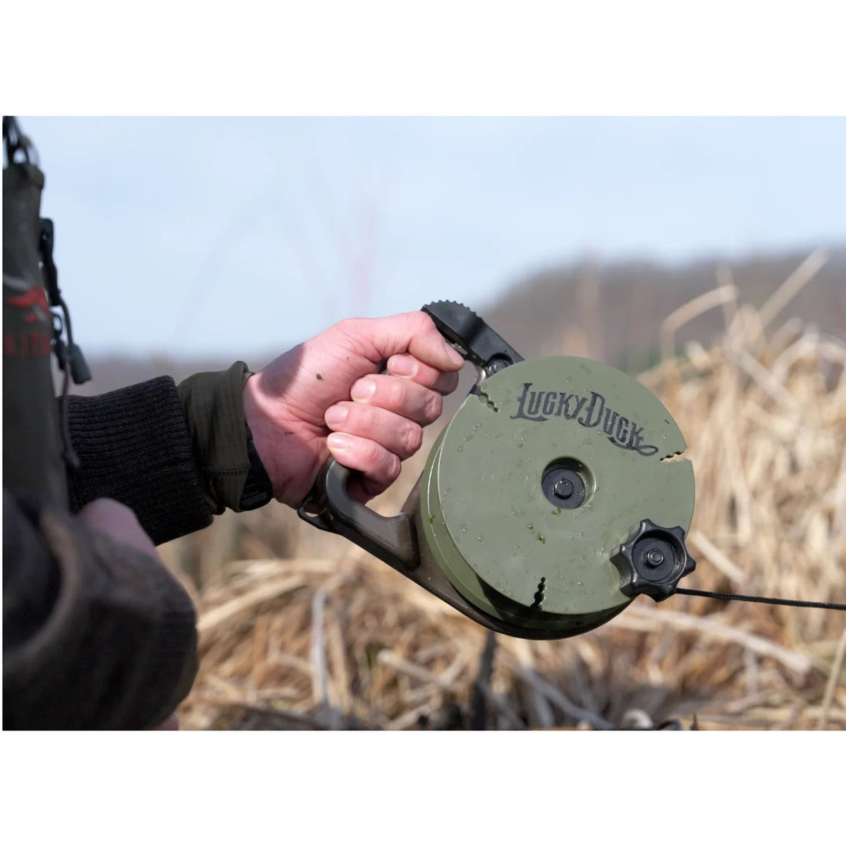 Reel Image of the Lucky Duck Reel Jerk Rig.
