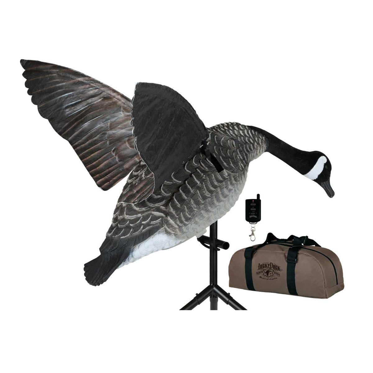 Lucky Duck Super Goose Flapper HDI Decoy with Bag and Remote Image