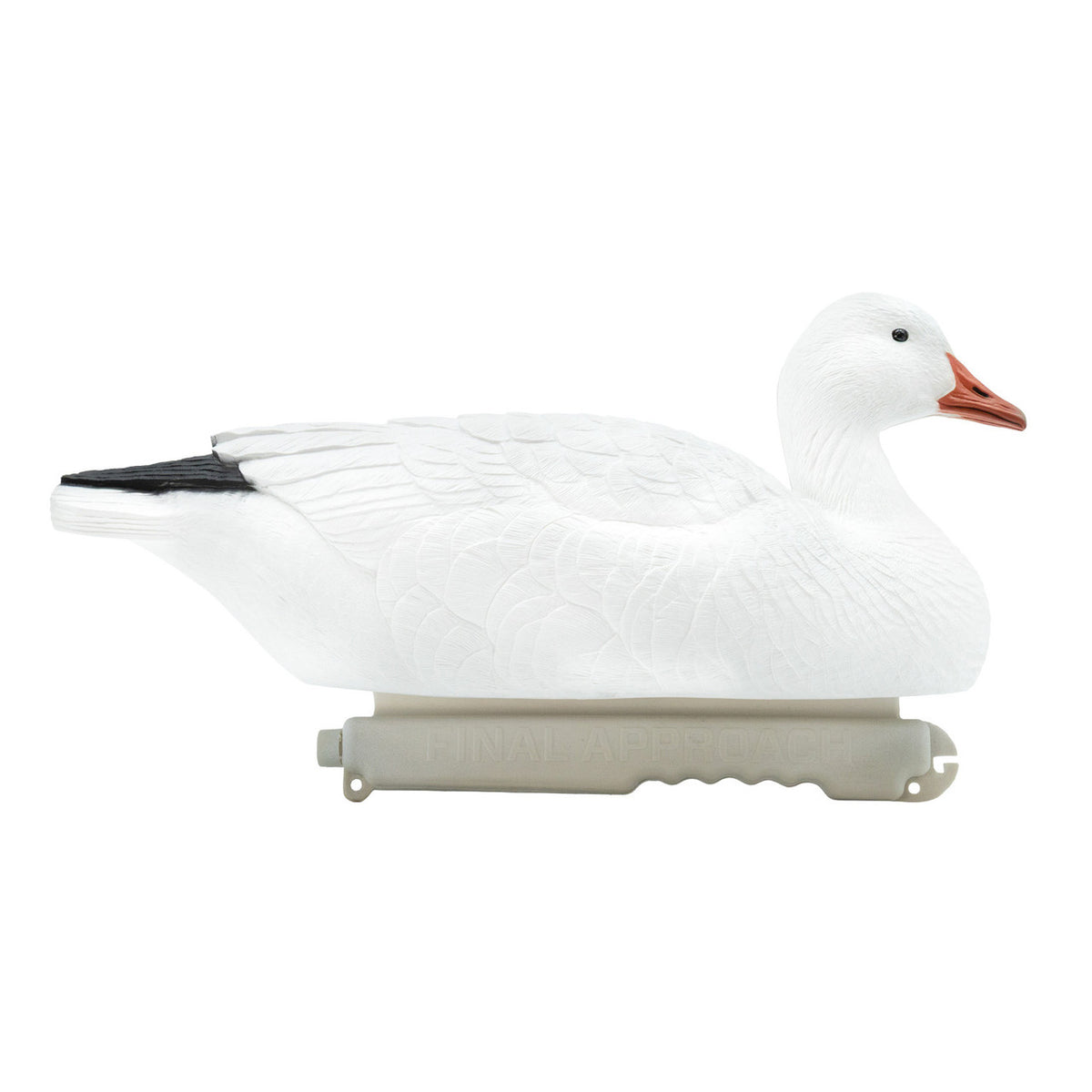 Final Approach Last Pass Floating Snow Goose Decoy side image