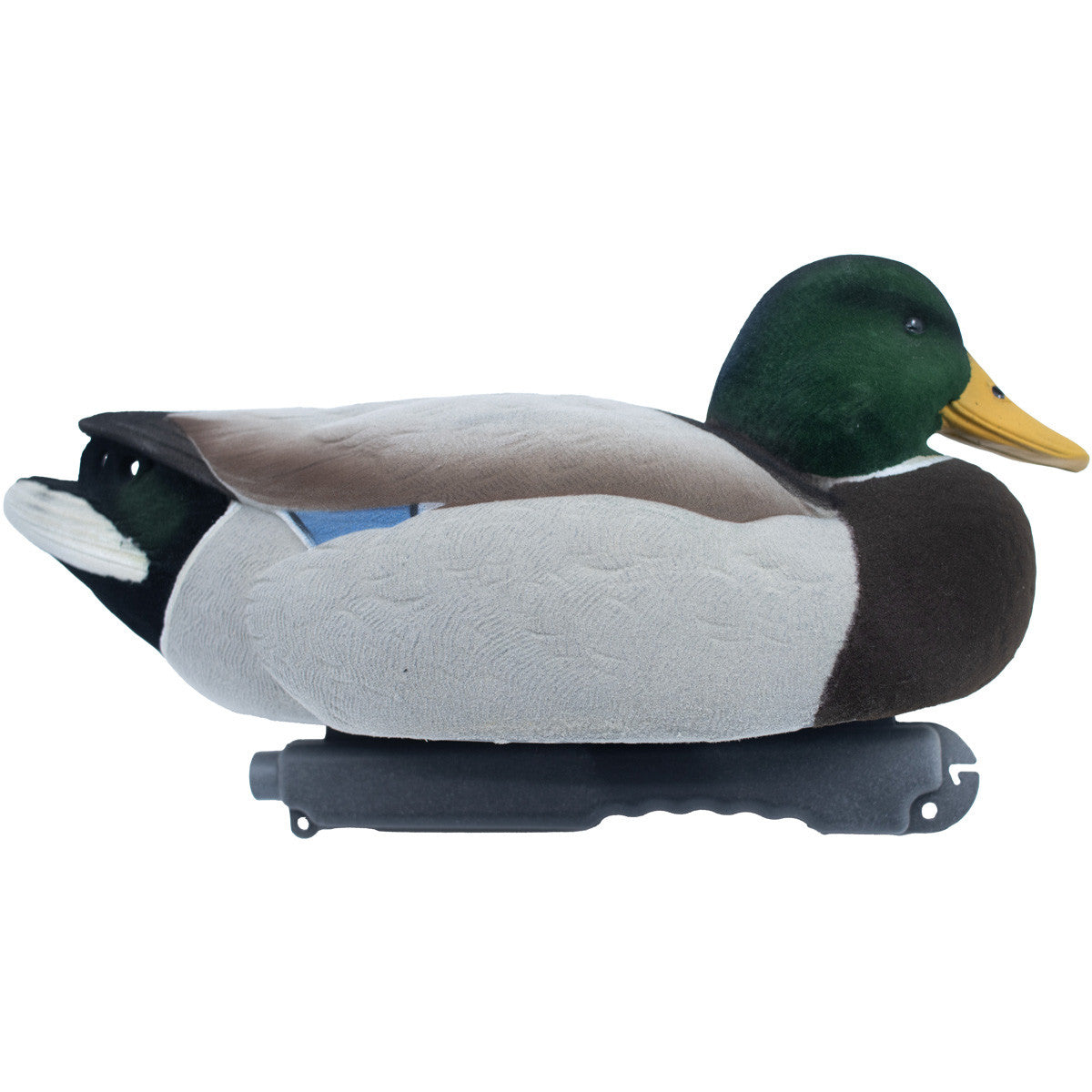 Final Approach LIVE Fully Flocked Mallard Floater Duck Decoys with 12-Slot Decoy Bag Image