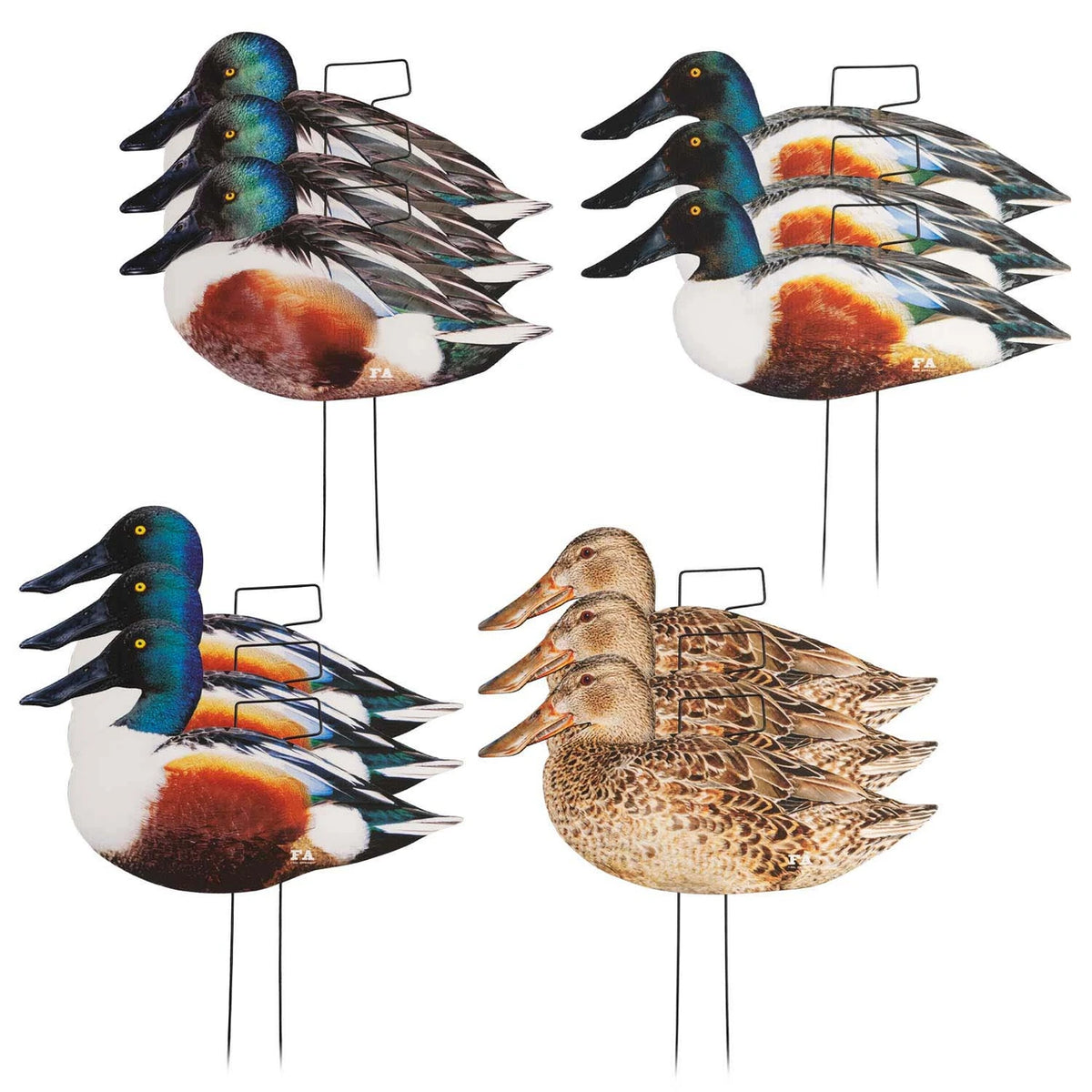 Last Pass Spoonbill Sihouette Decoys, 12 Pack