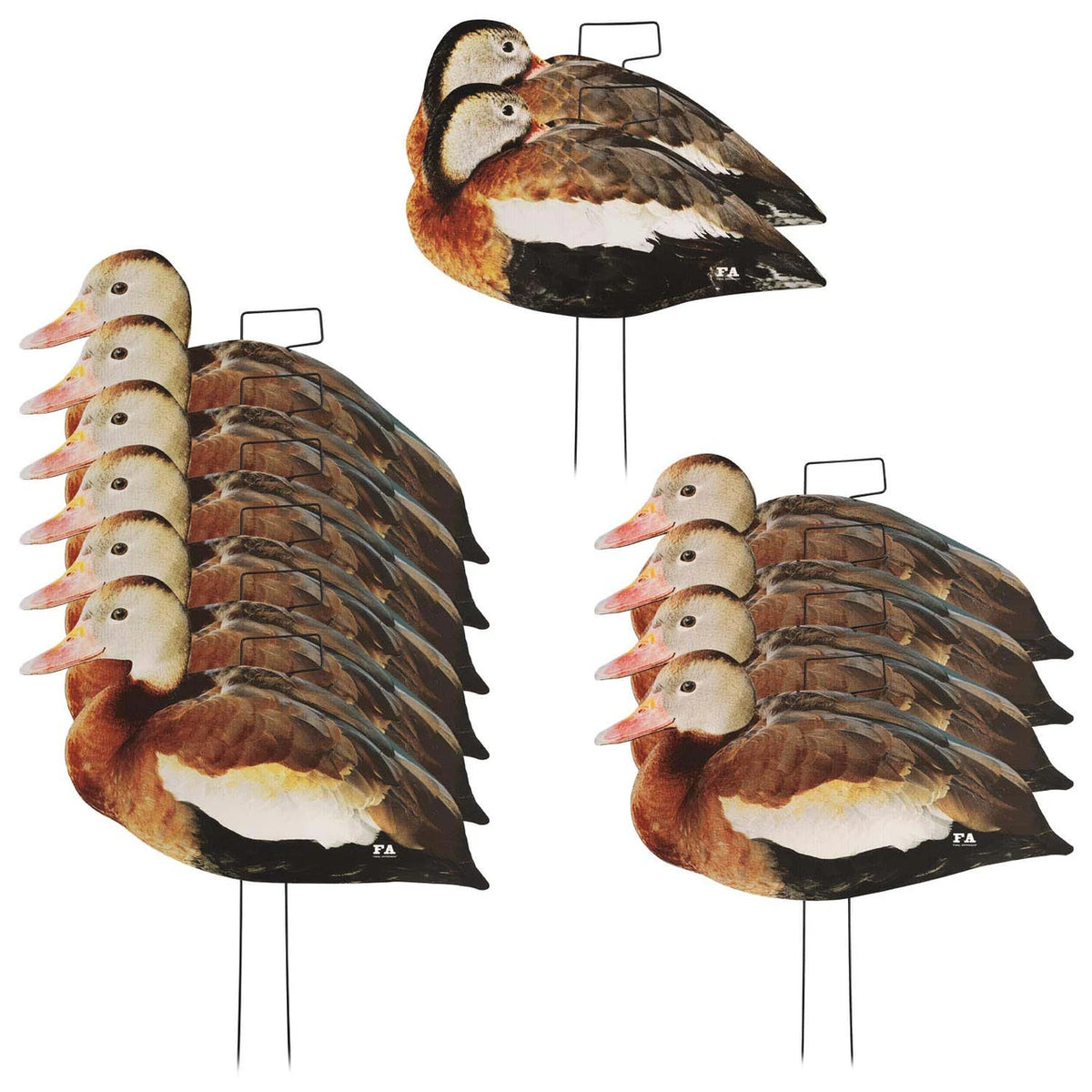 Last Pass Black Bellied Tree Duck Silhouette Decoys