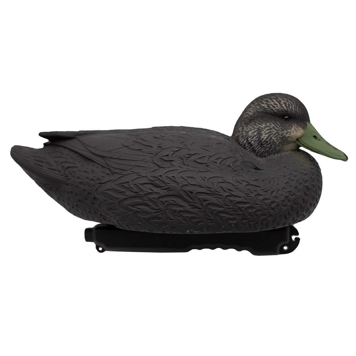 Final Approach HD Black Duck Floater Decoys Low-Head Hen Image