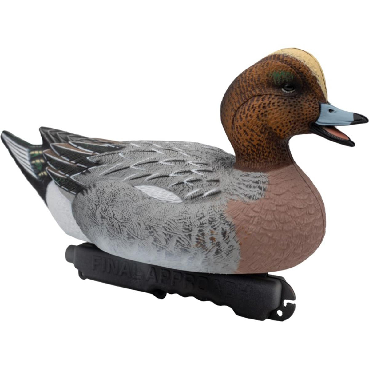 Final Approach Live Eurasian Wigeon Decoys Whistler Drake Angled Image
