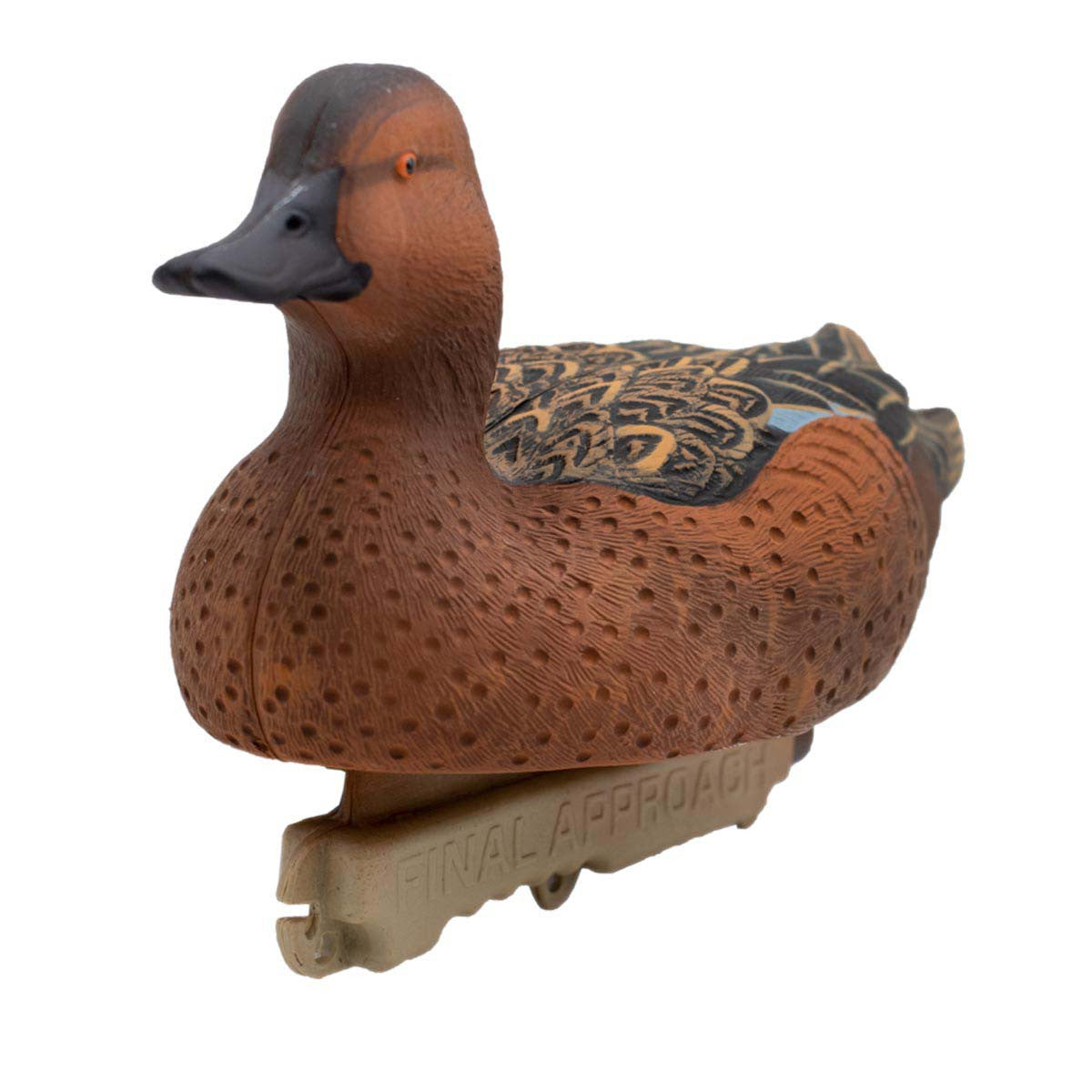 Final Approach HD Cinnamon Teal Floaters Decoys Front Angled Drake Image