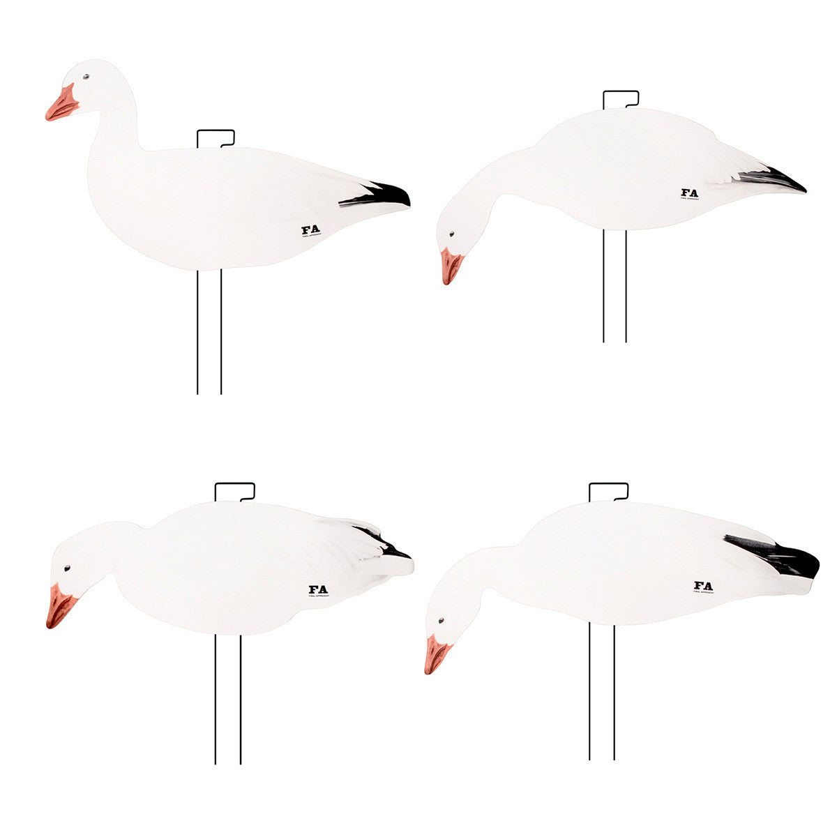 Final Approach Last Pass Snow Goose Silhouettes 12 Pack Gen 4 Image