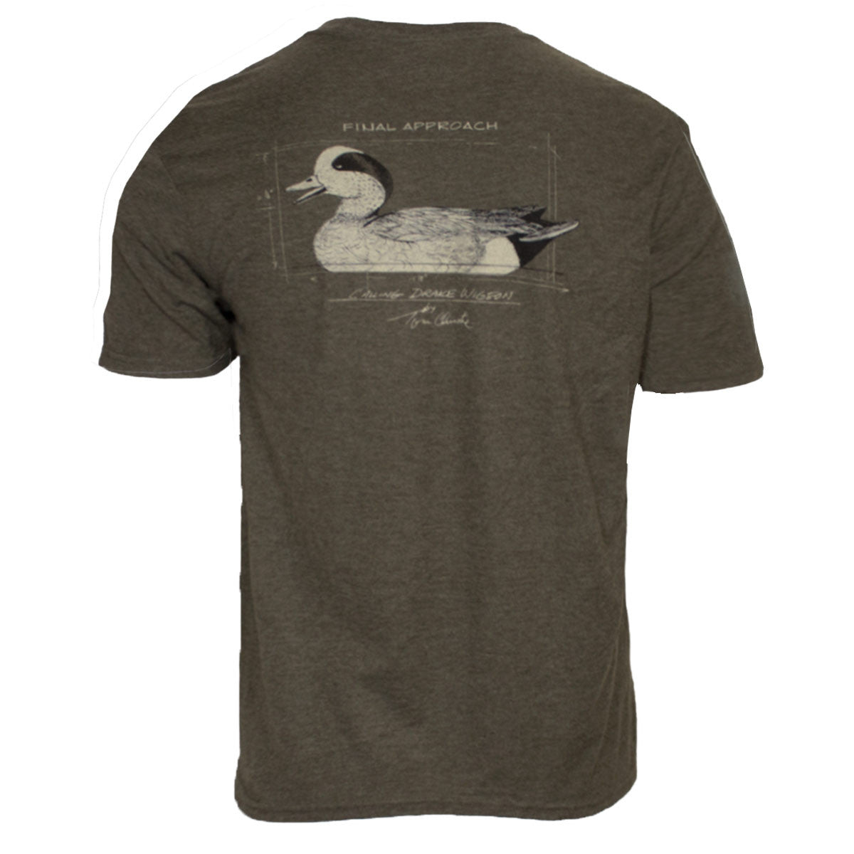 LIVE Wigeon Sketch Short Sleeve T-Shirt