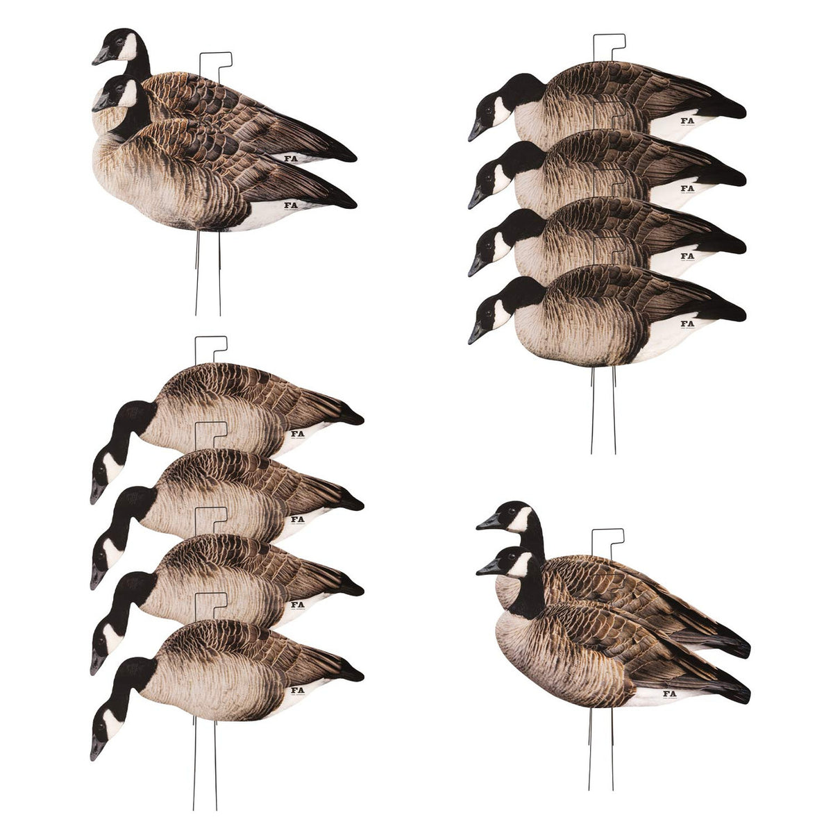 Final Approach Last Pass Honker Silhouette Decoys, all decoys image