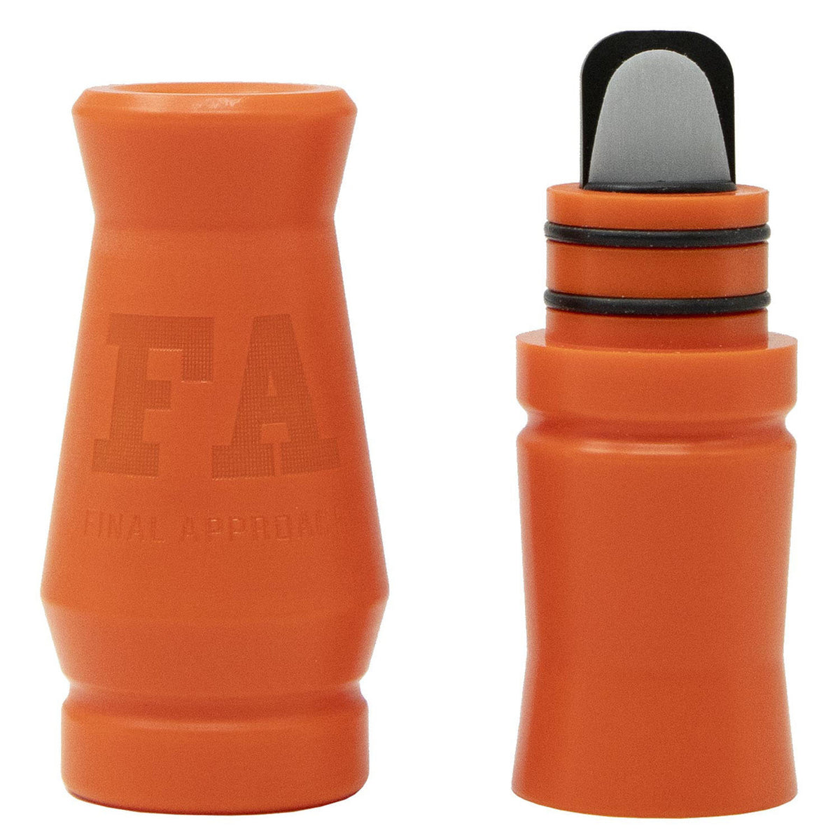 Final Approach Last Pass Short Reed Specklebelly Goose Call - Orange
