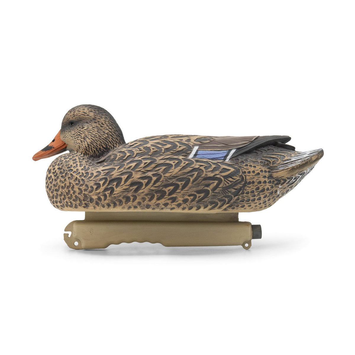 Hen side image of the Final Approach HD Mallard Floaters With Flocked Drake Heads.