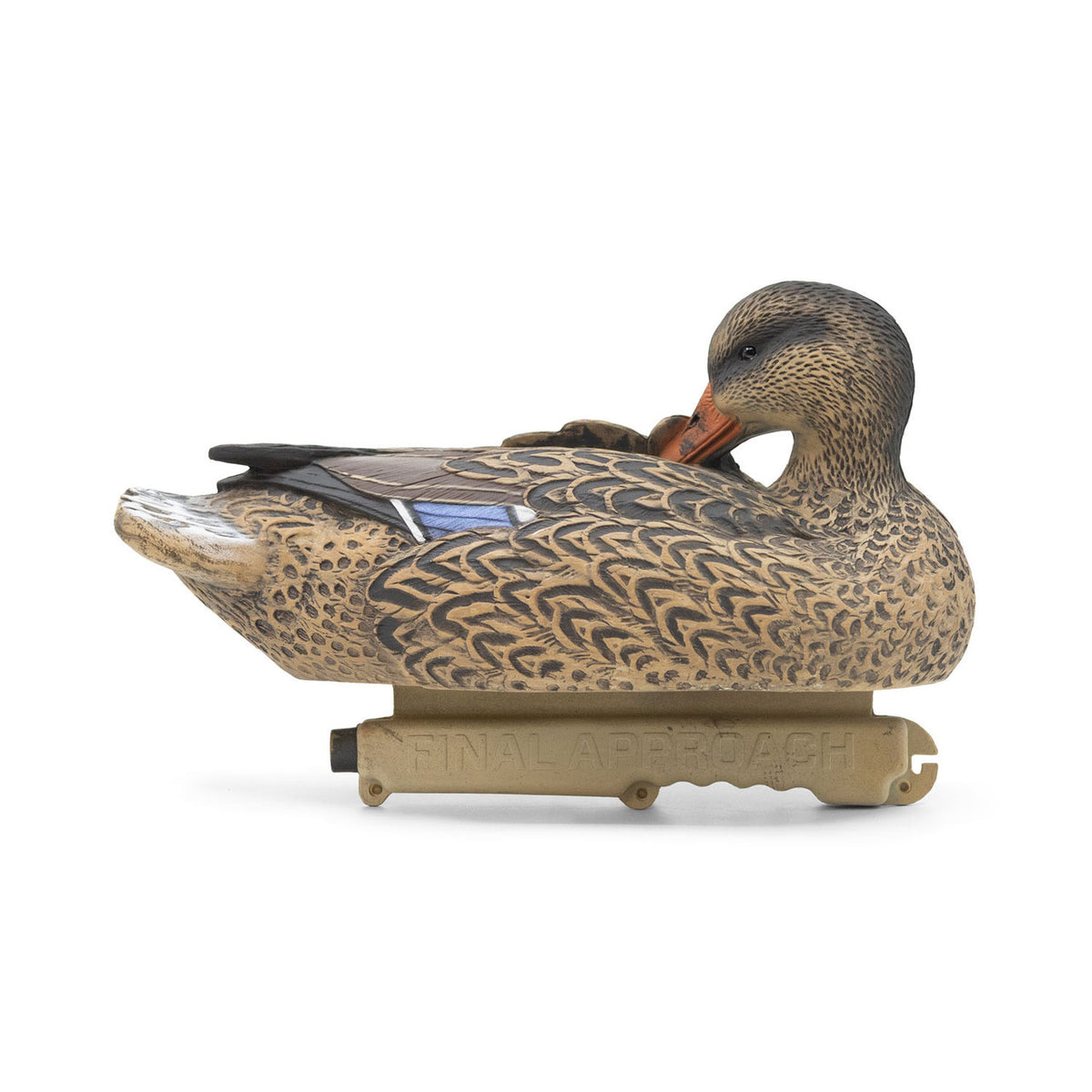 Hen sleeping image of the Final Approach HD Mallard Floaters With Flocked Drake Heads.