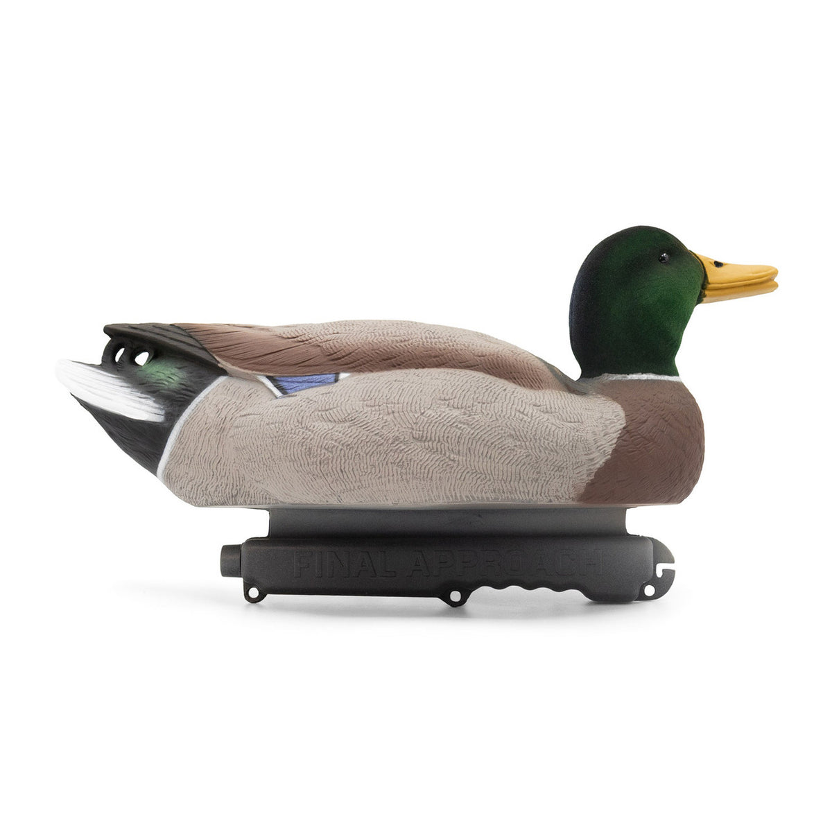Head up image of the Final Approach HD Mallard Floaters With Flocked Drake Heads.