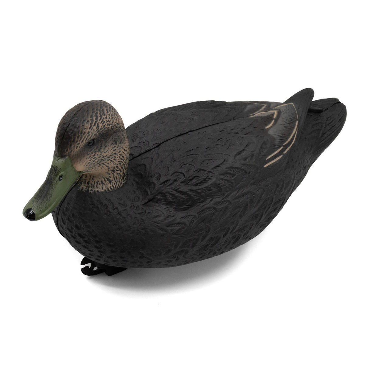 Hen Front Angled Image of the Final Approach Last Pass Black Duck Decoys.