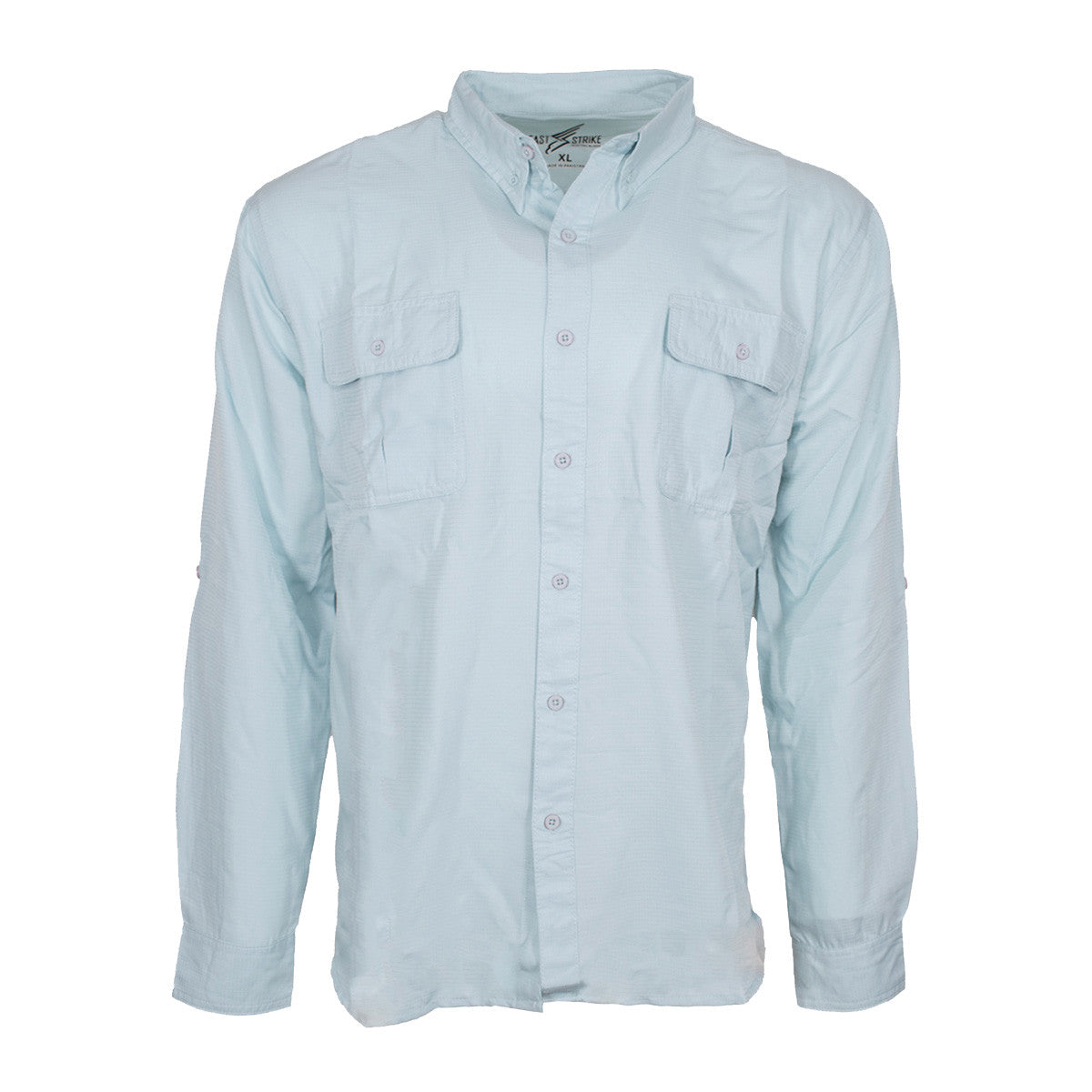 Fast Strike Long Sleeve Ripstop Button-Down Shirt Front Image