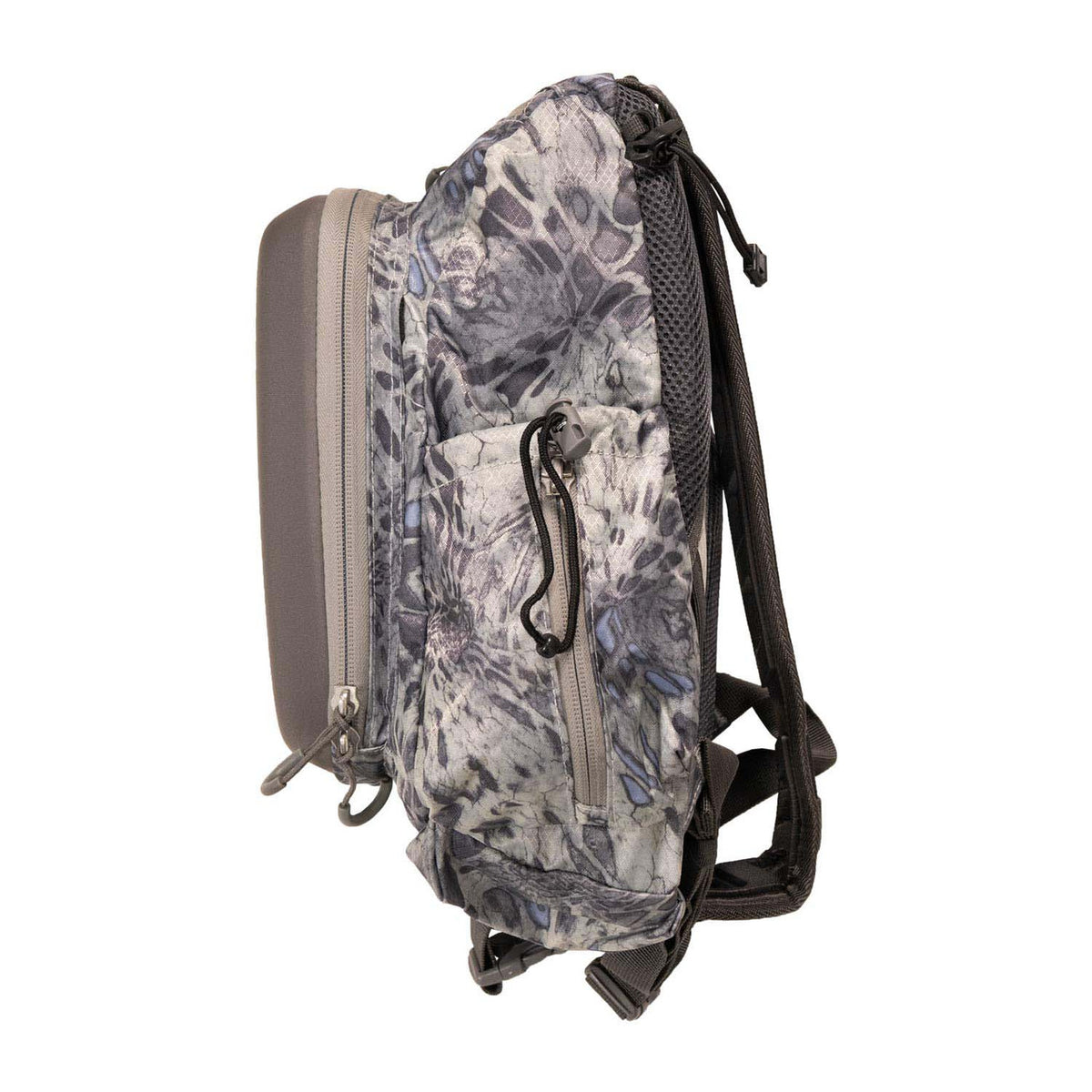Side image of the Fishtacker Riverpath Chest Pack.