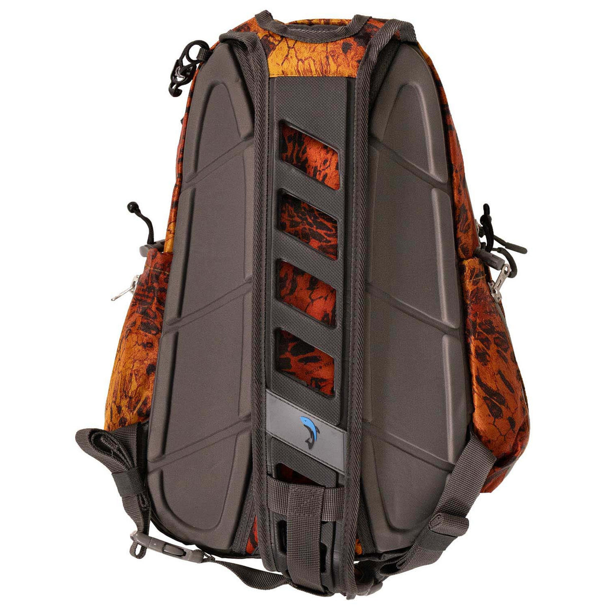 Back image of the Fishtacker Riverpath Sling Pack in Firestorm.