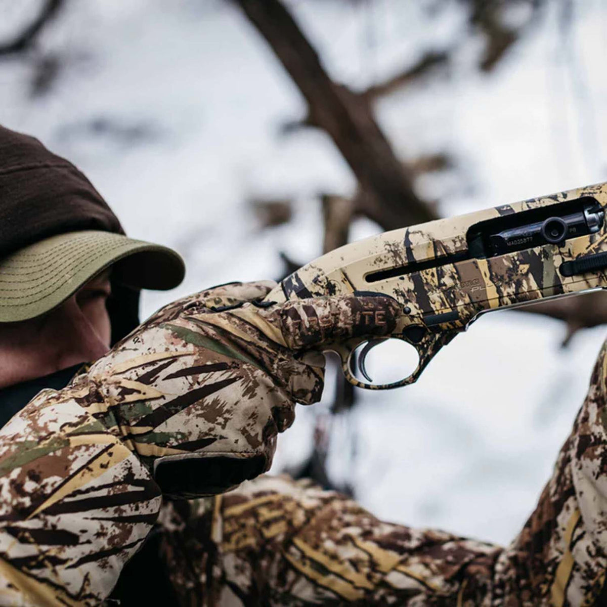 First Lite Migrator Waterproof Shooter's Glove Lifestyle Image
