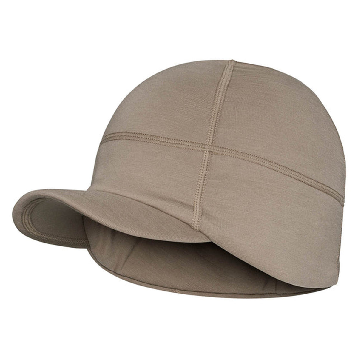 Left Side Image of the First Lite Rugged Wool Brimmed Beanie.