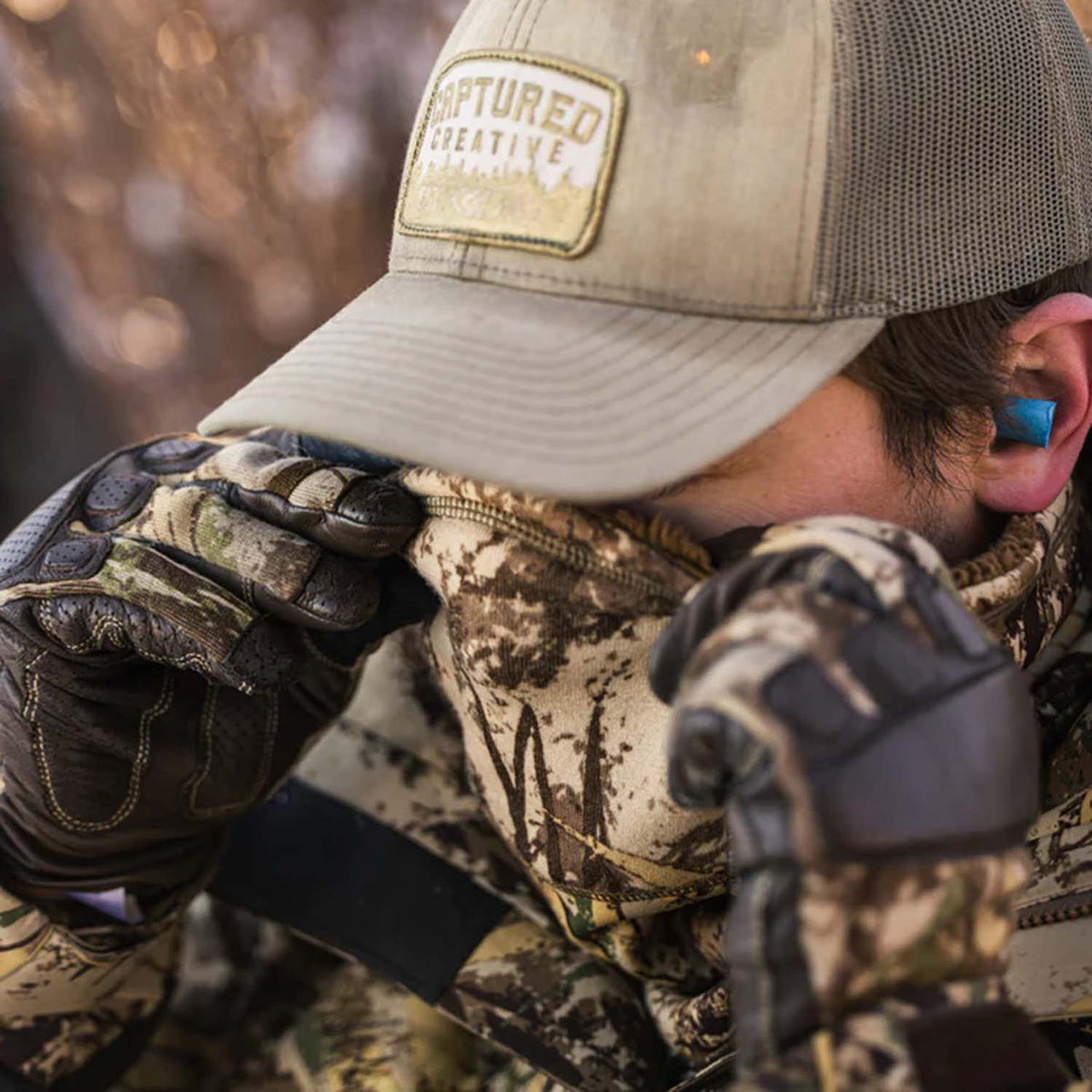 First Lite Tundra Cold Weather Neck Gaiter Lifestyle Image