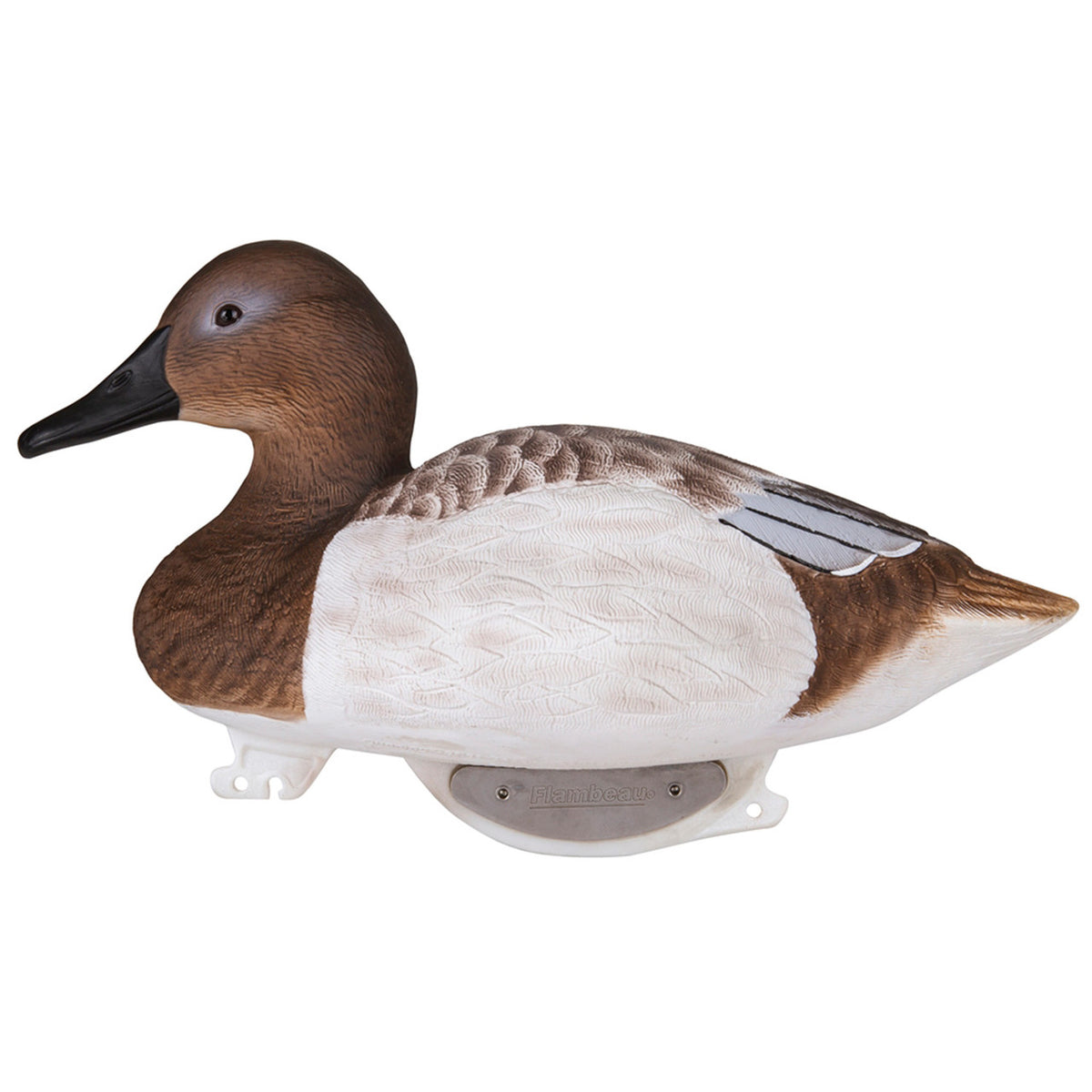 Left Side Hen Image of the Flambeau Gunning Series Foam Filled Canvasback Floating Decoy.