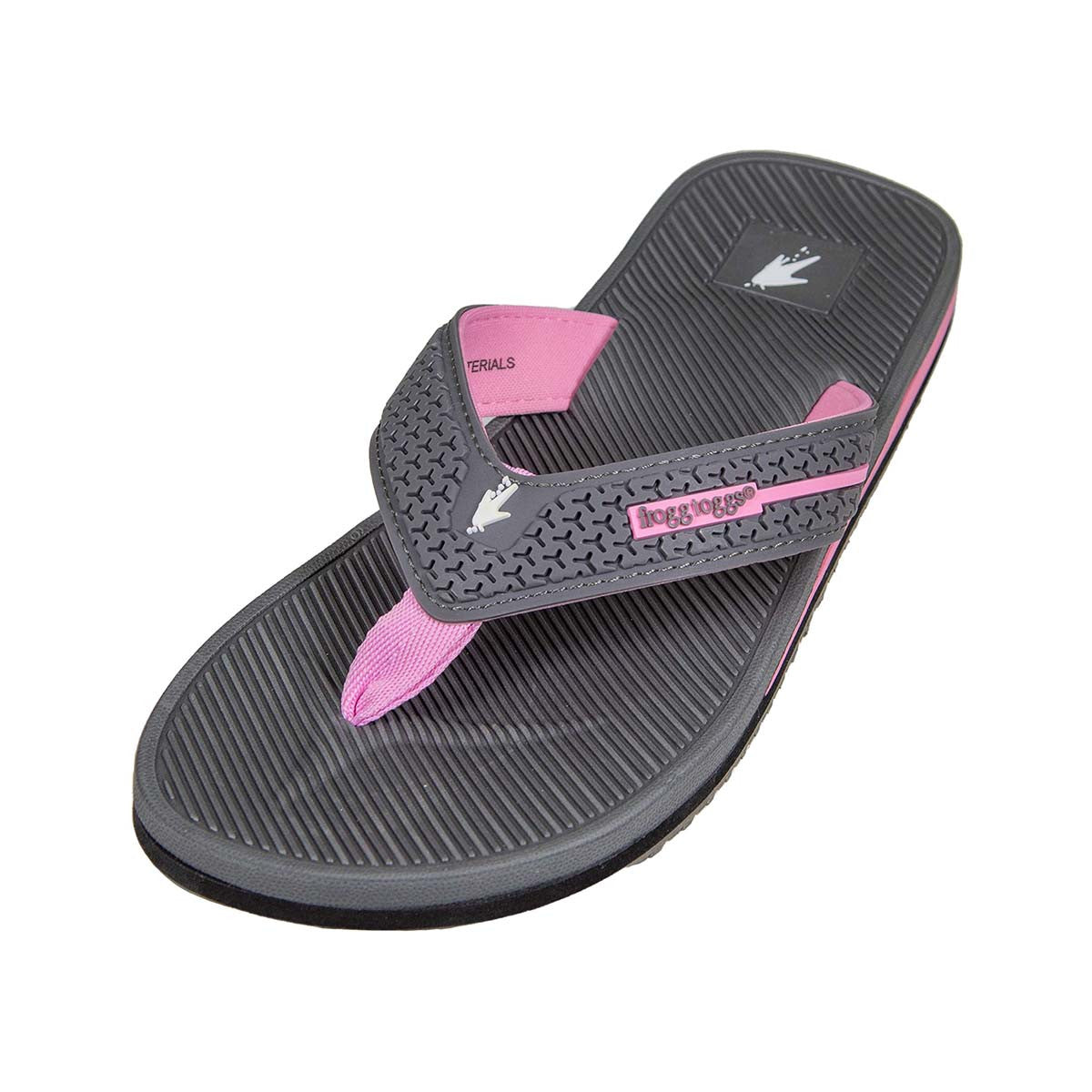 Frogg Toggs Women's Flipped Out Flip Flops Image in Gray
