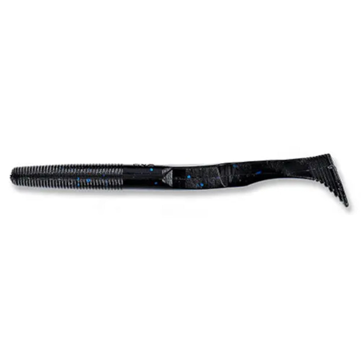 Gary Yamamoto 5" Swimming Senko Product Image Cinnamon Black Purple Flake