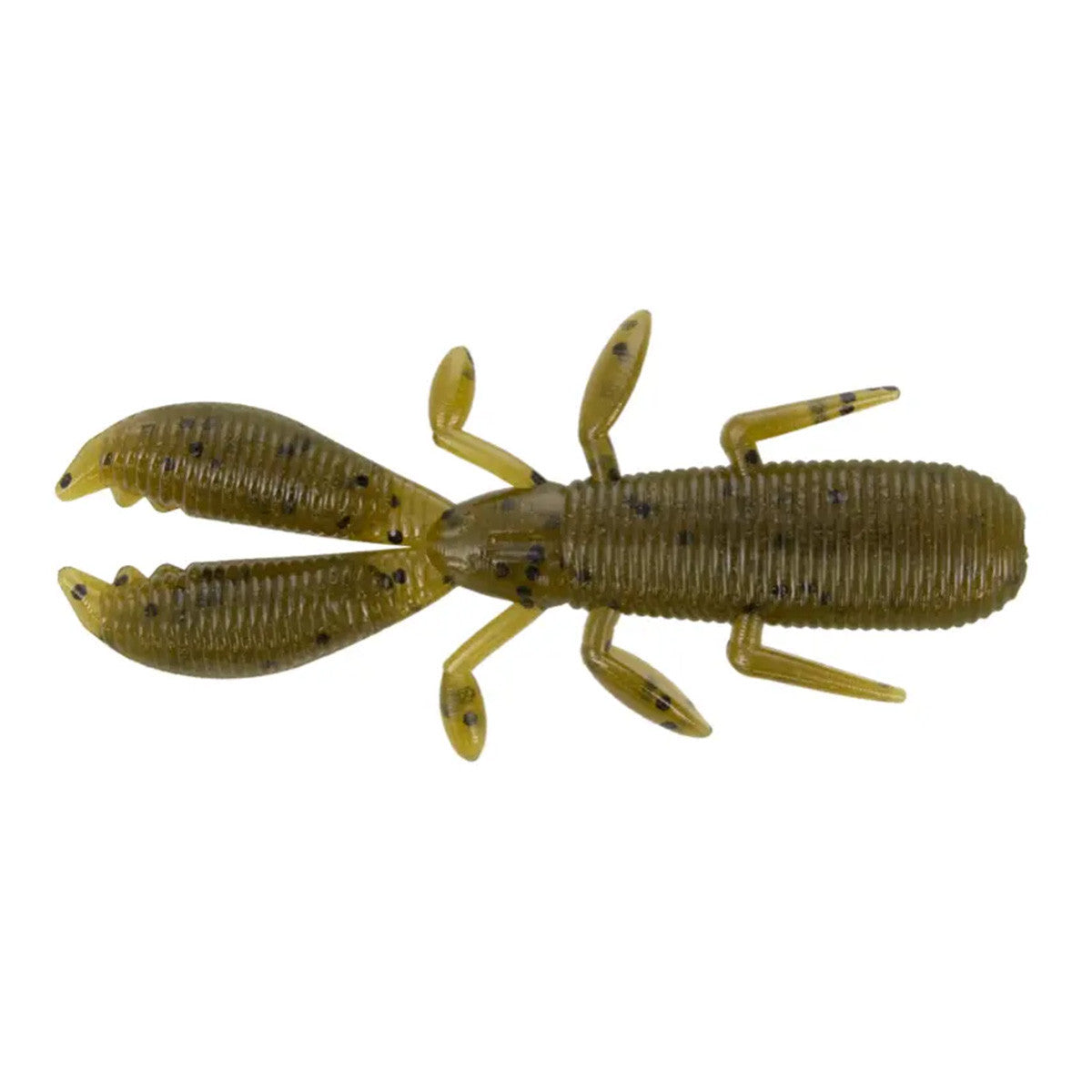 Gary Yamamoto Covert Craw Floater 2.5" - 10 Pack - Green Pumpkin/Black Flake