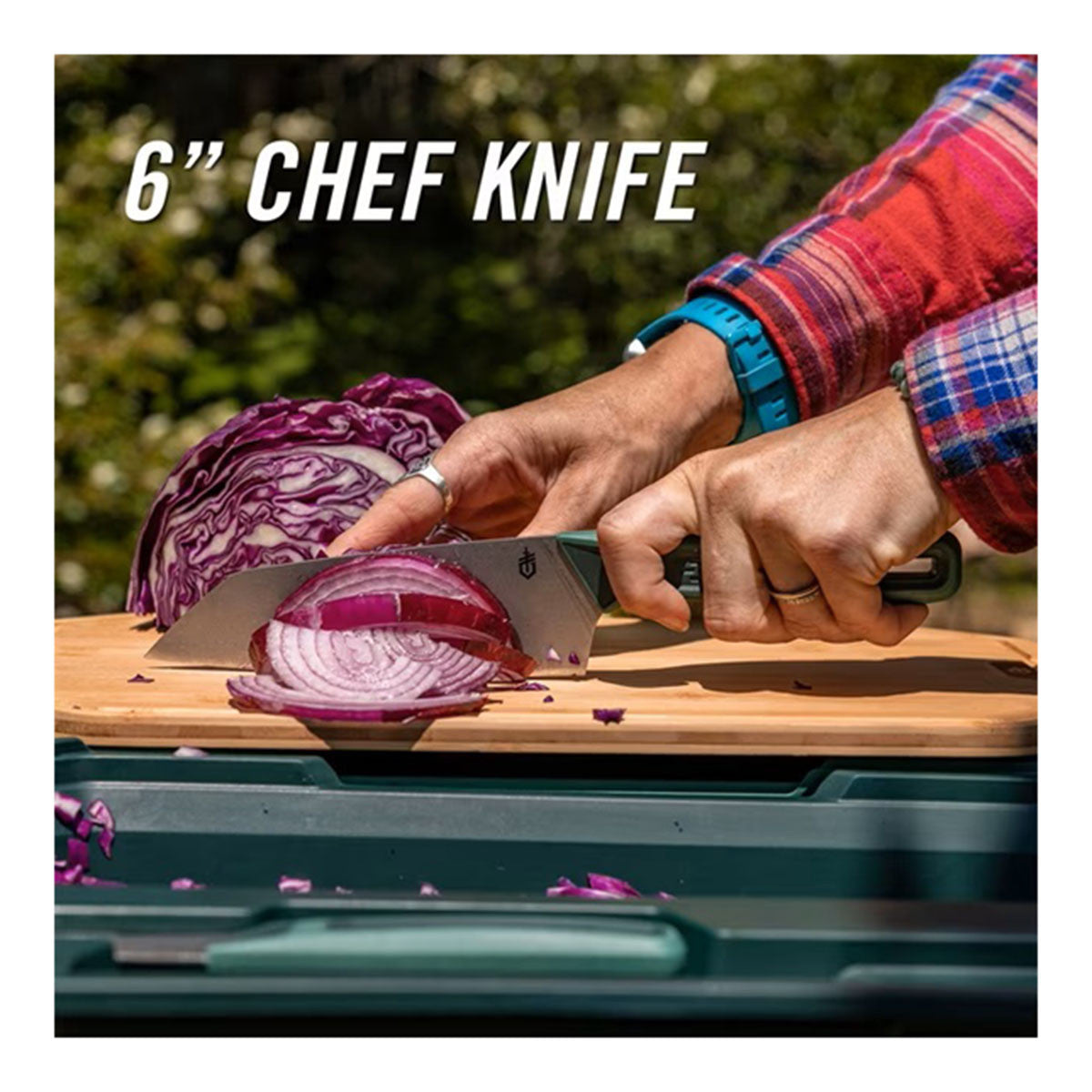 Gerber Gear ComplEAT Cutting Board Set Chef Knife Image