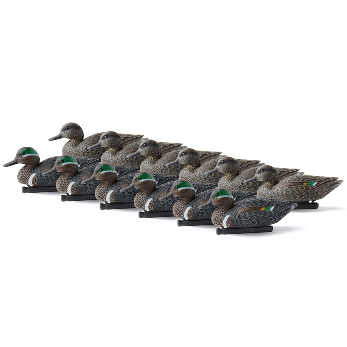 Green Wing Teal Duck Decoys, 12 Pack