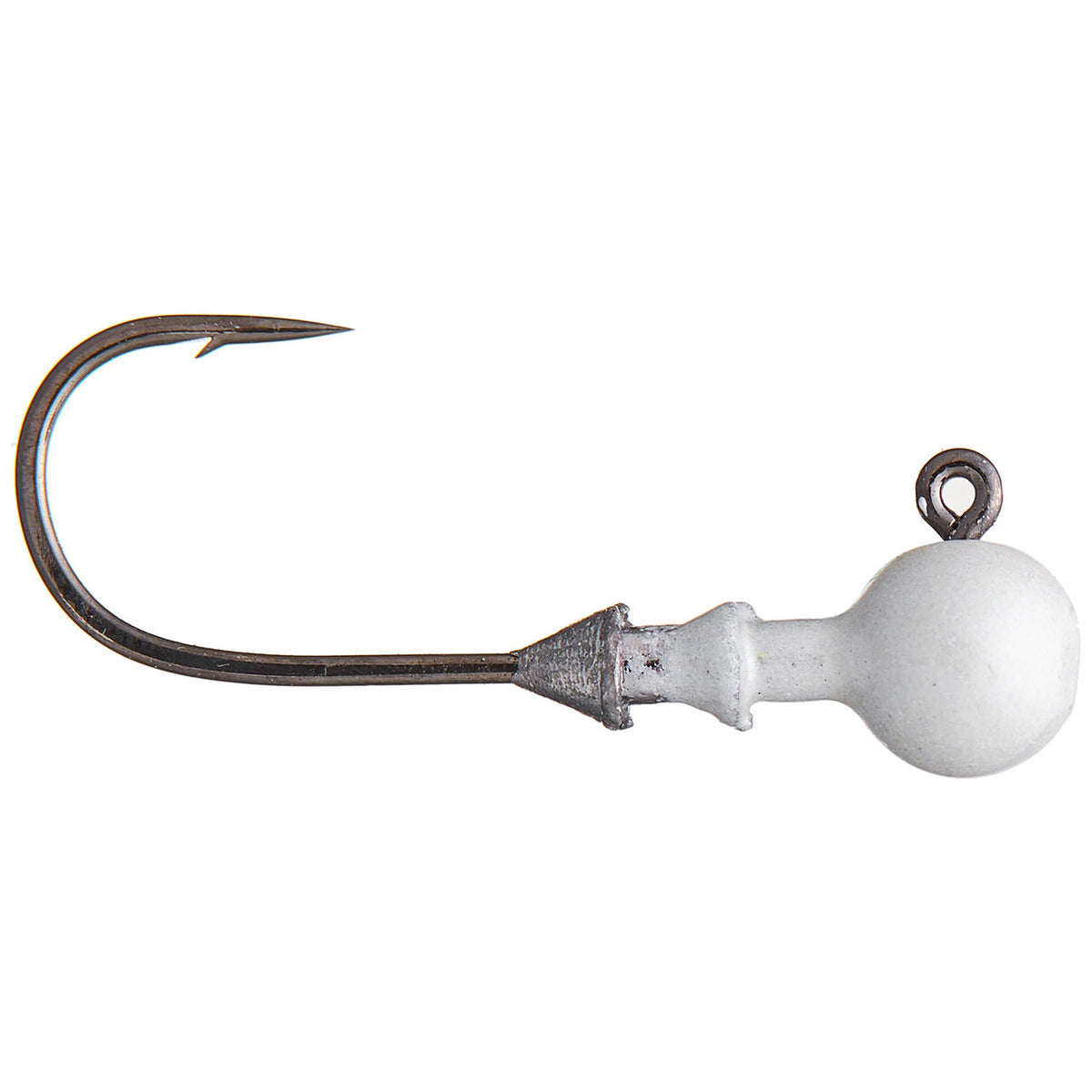 Great Lakes Finesse Stealth Ball Jighead Size 1, 3 Pack - Pearl White