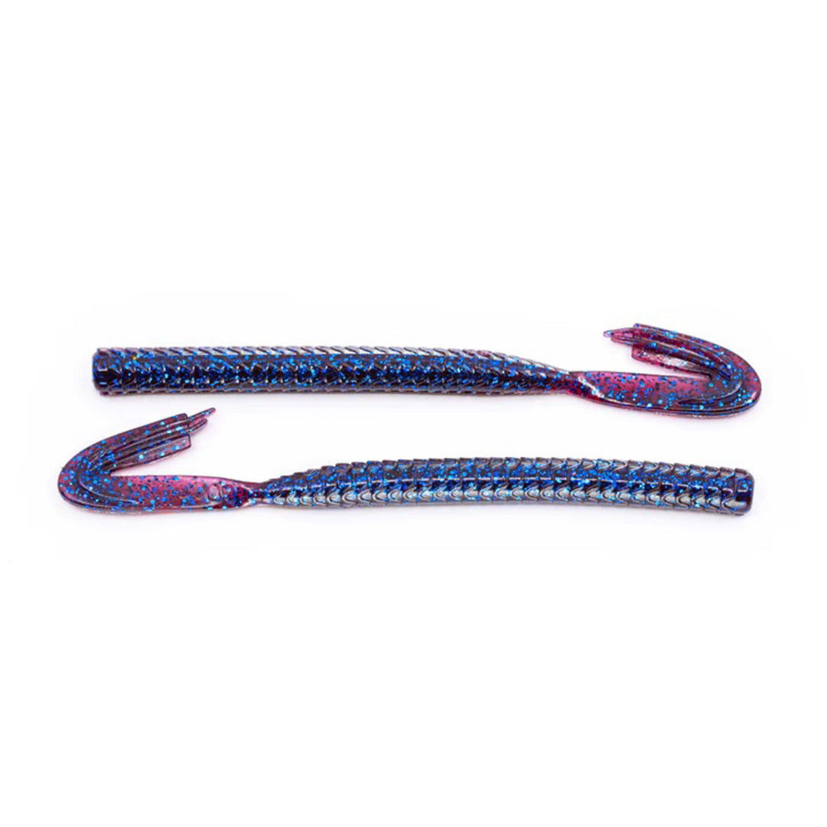 Googan Baits 7.25" XL Blazin' Worms Fish Bait Image in Plum
