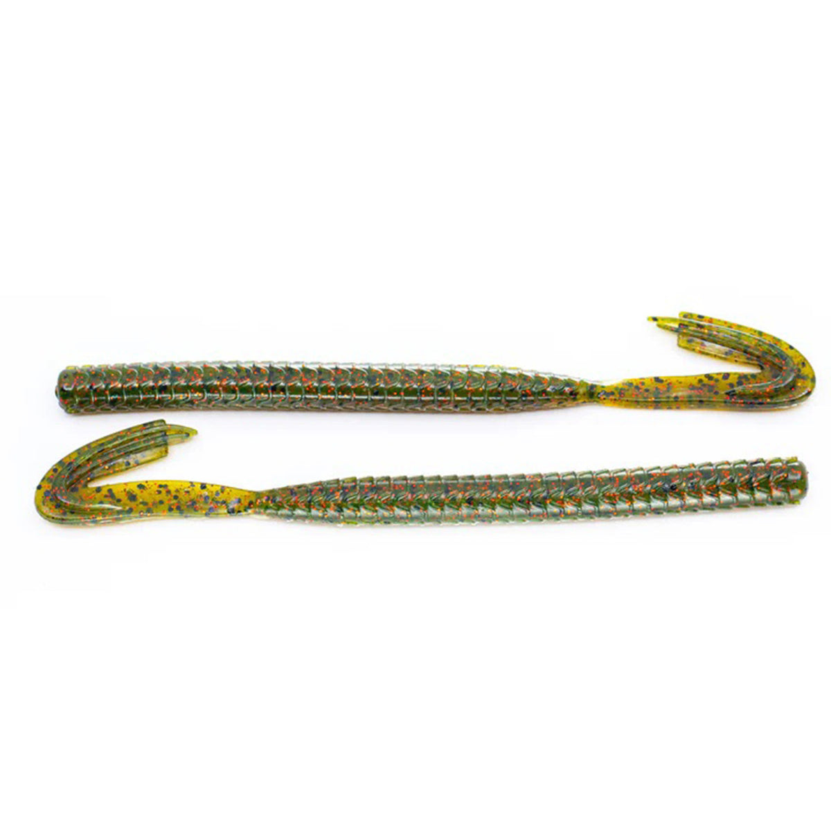 Googan Baits 7.25" XL Blazin' Worms Fish Bait Image in Watermelon Red