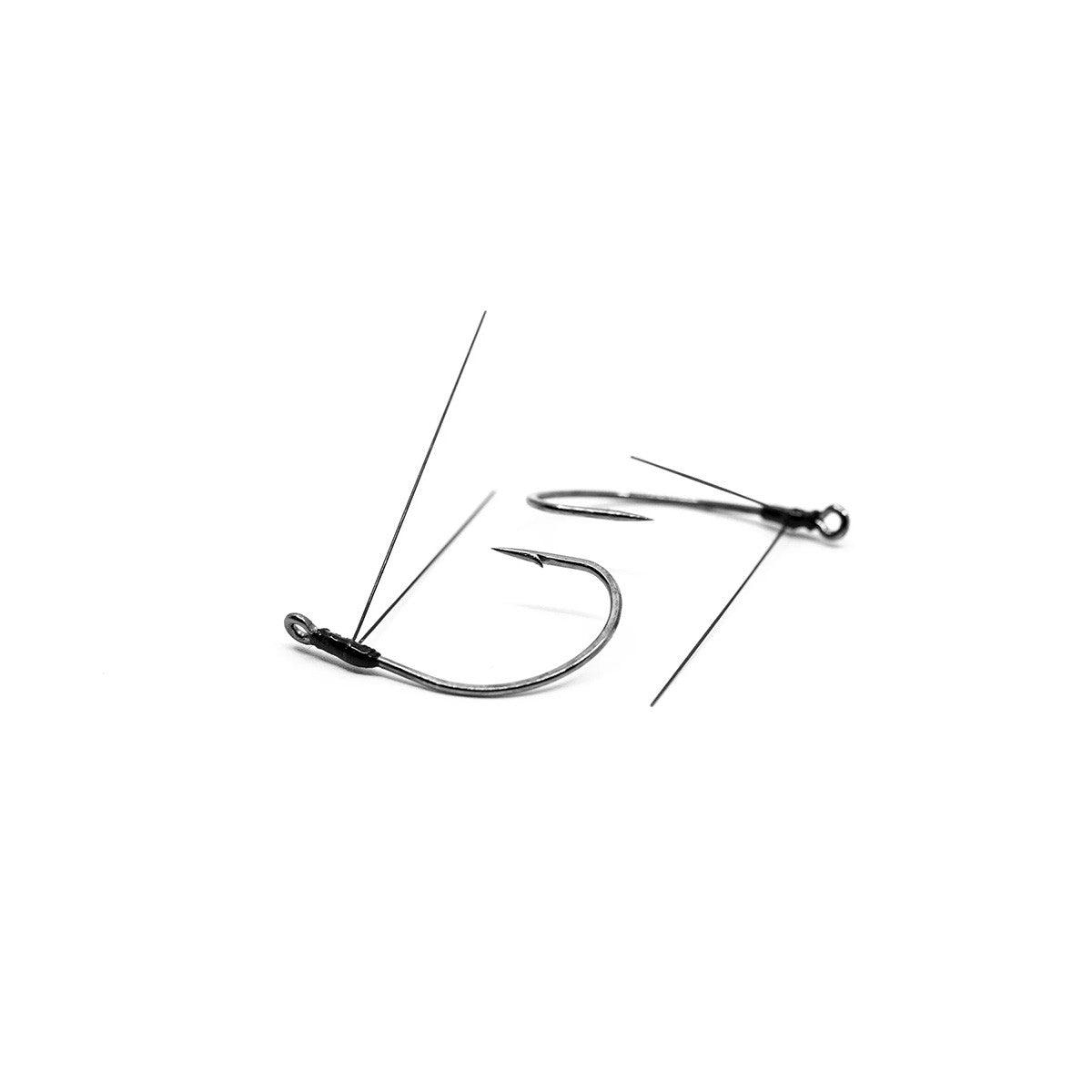 Green Series Lunker Weedless Wacky Hook, 4 Pack
