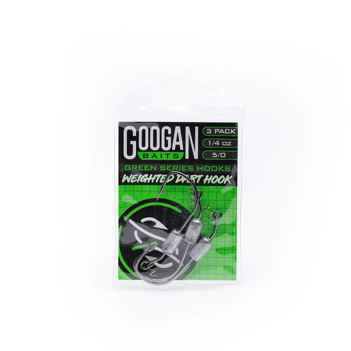 Green Series Weighted Dart Hooks - 3 Pack