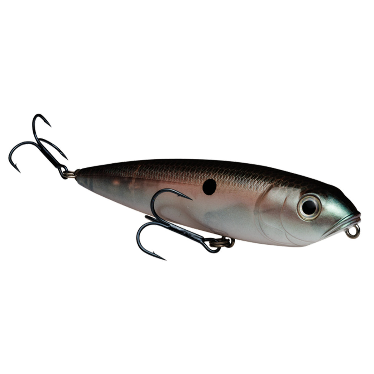 Strike King KVD Sexy Dawg Jr. Topwater Bait Image in Green Gizzard Shad