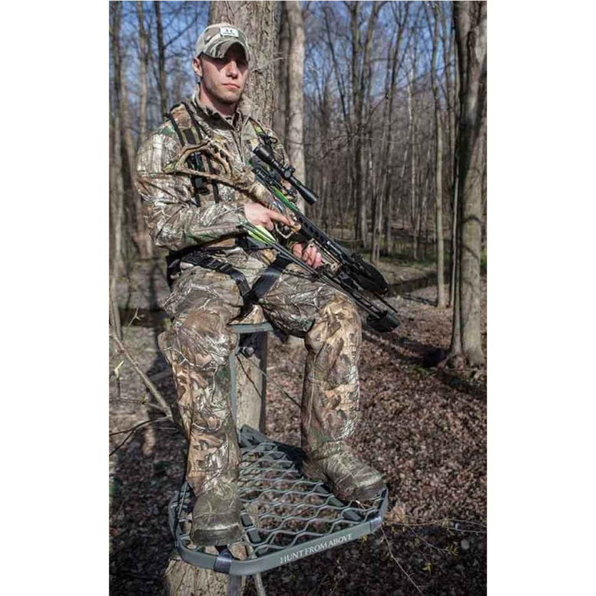 Hawk Helium XL Hang-On Treestand Lifestyle Image