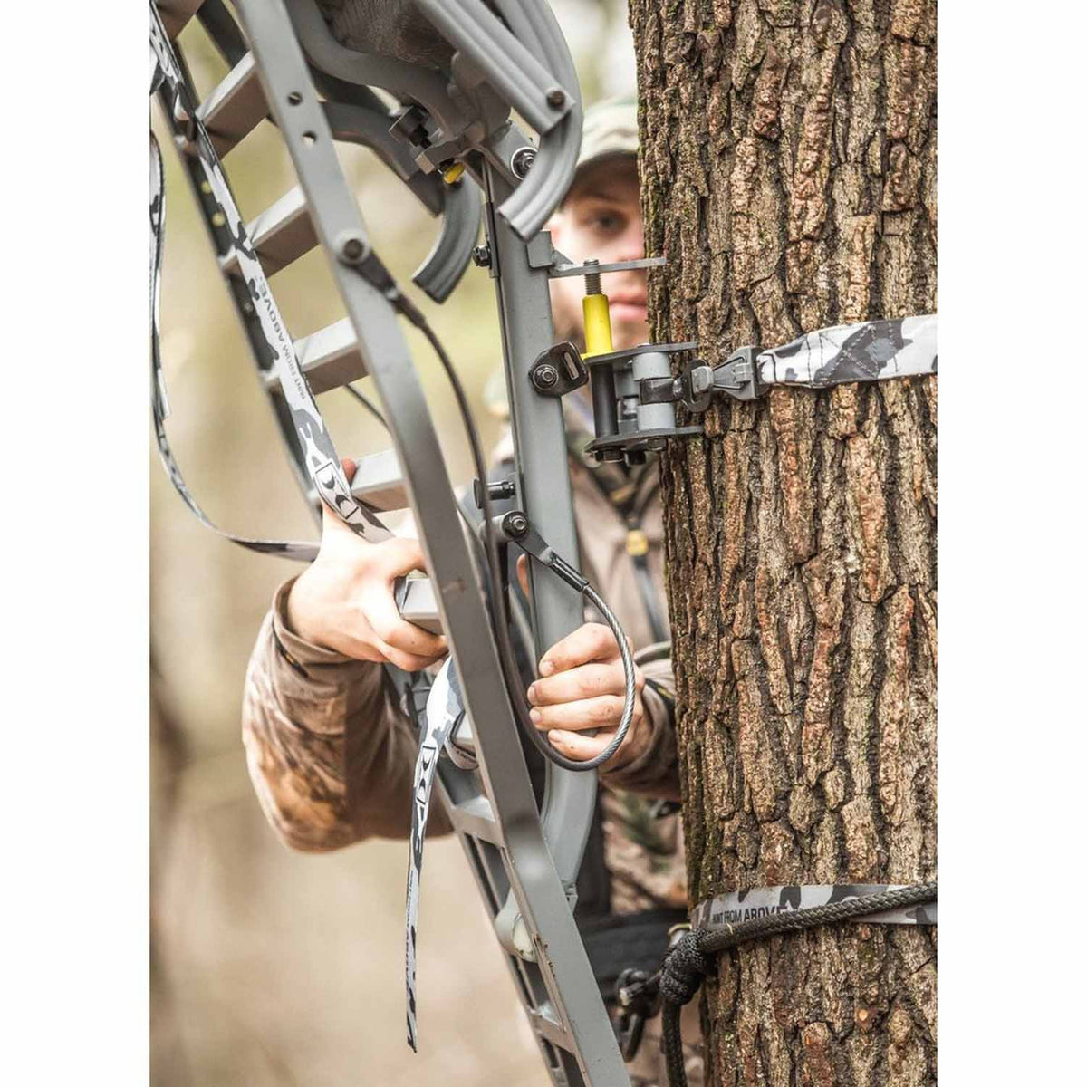 Attaching Image of the Hawk CRUZR TreestandTree Bracket.